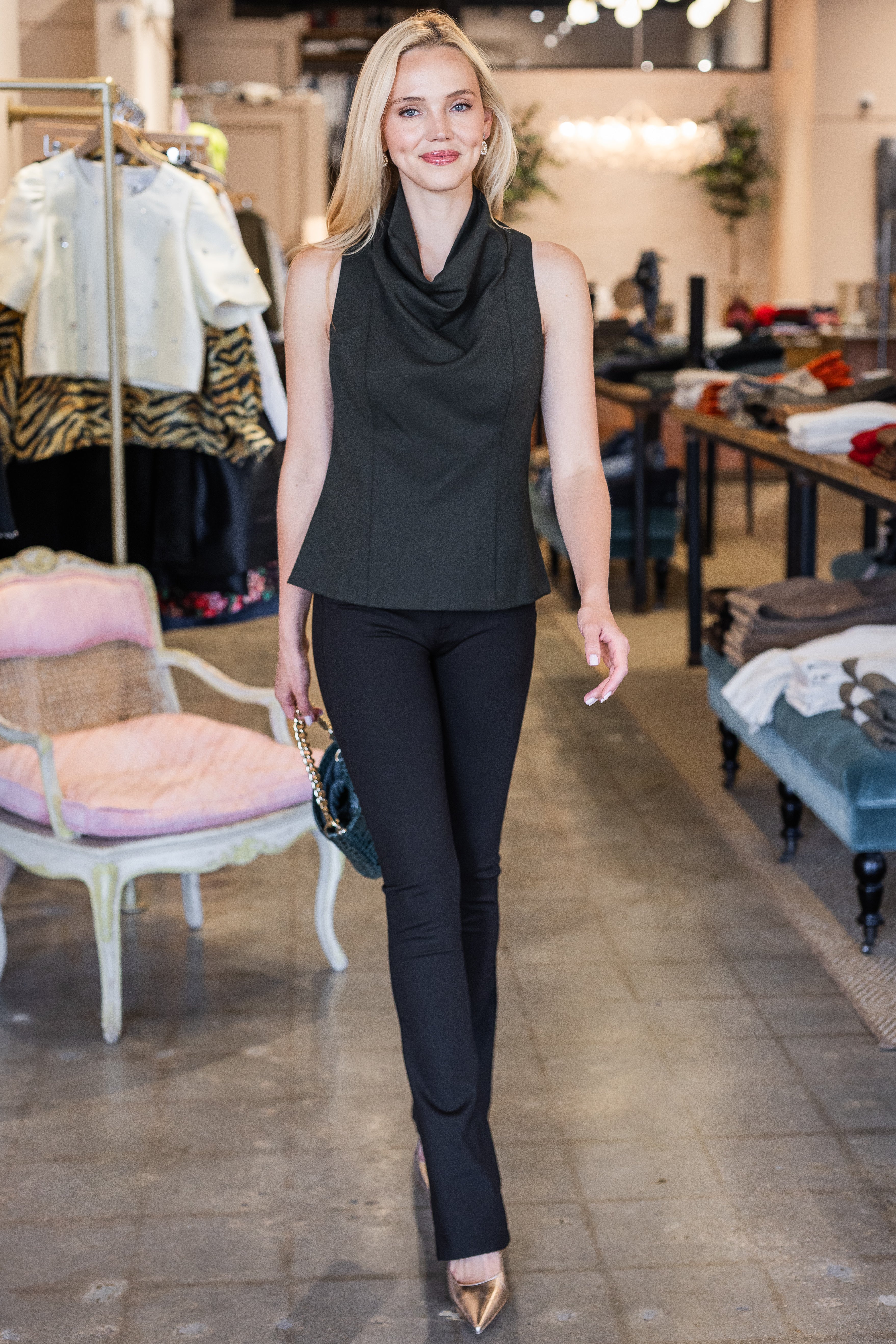 Funnel Neck Shell - Deep Forest