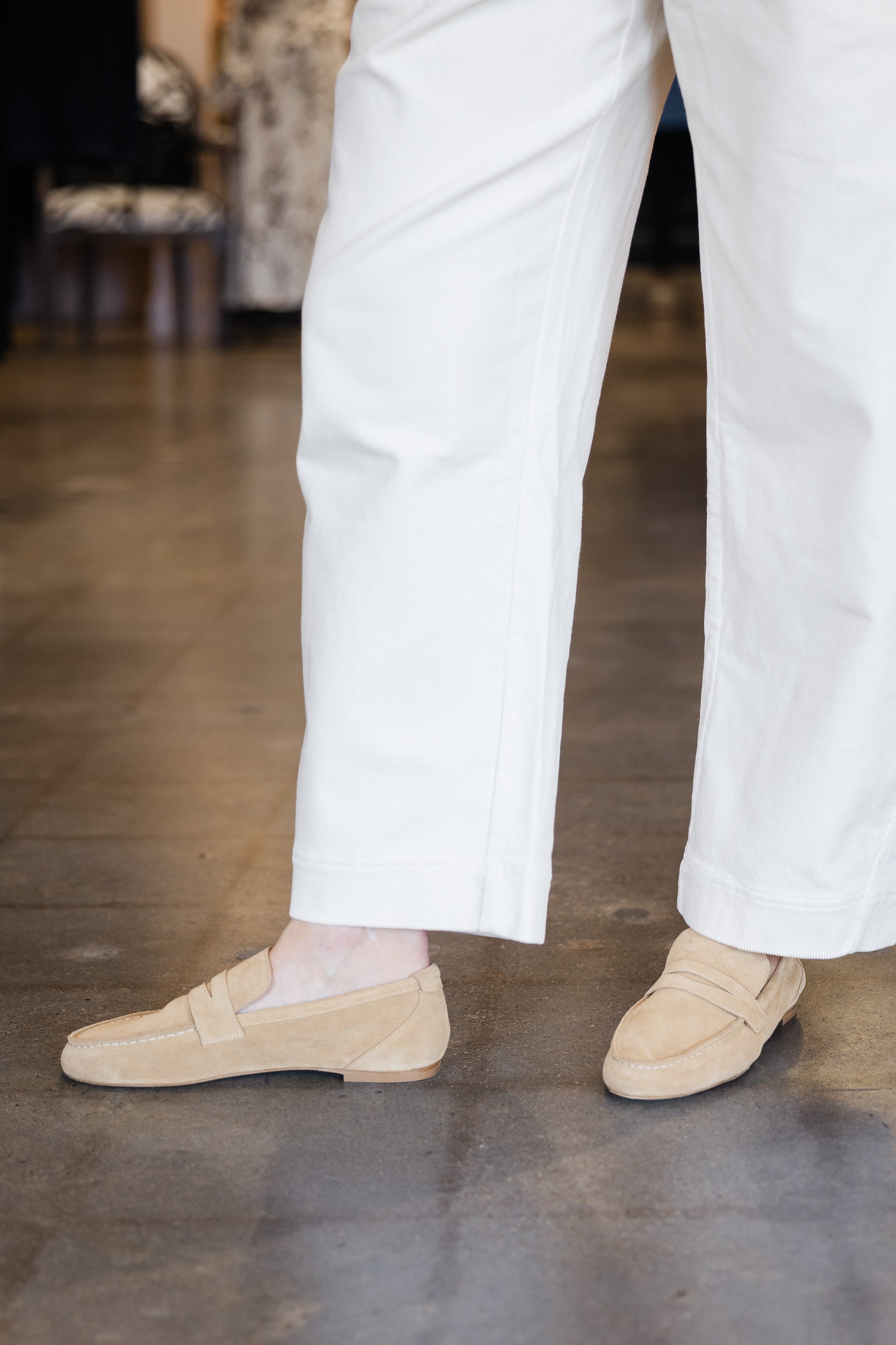 The Unlined Penny Loafer - Ambra