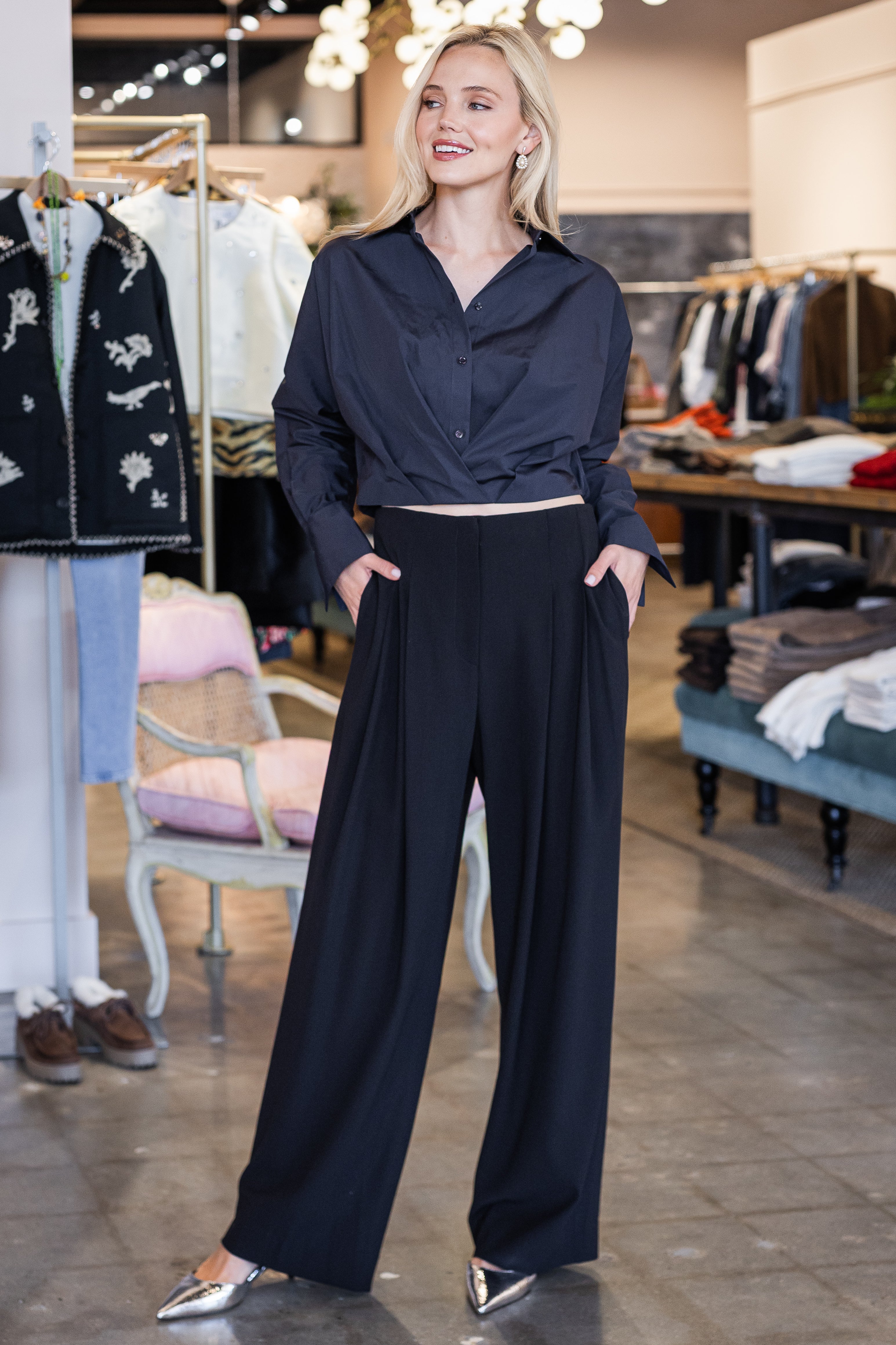 Carries Trouser - Midnight