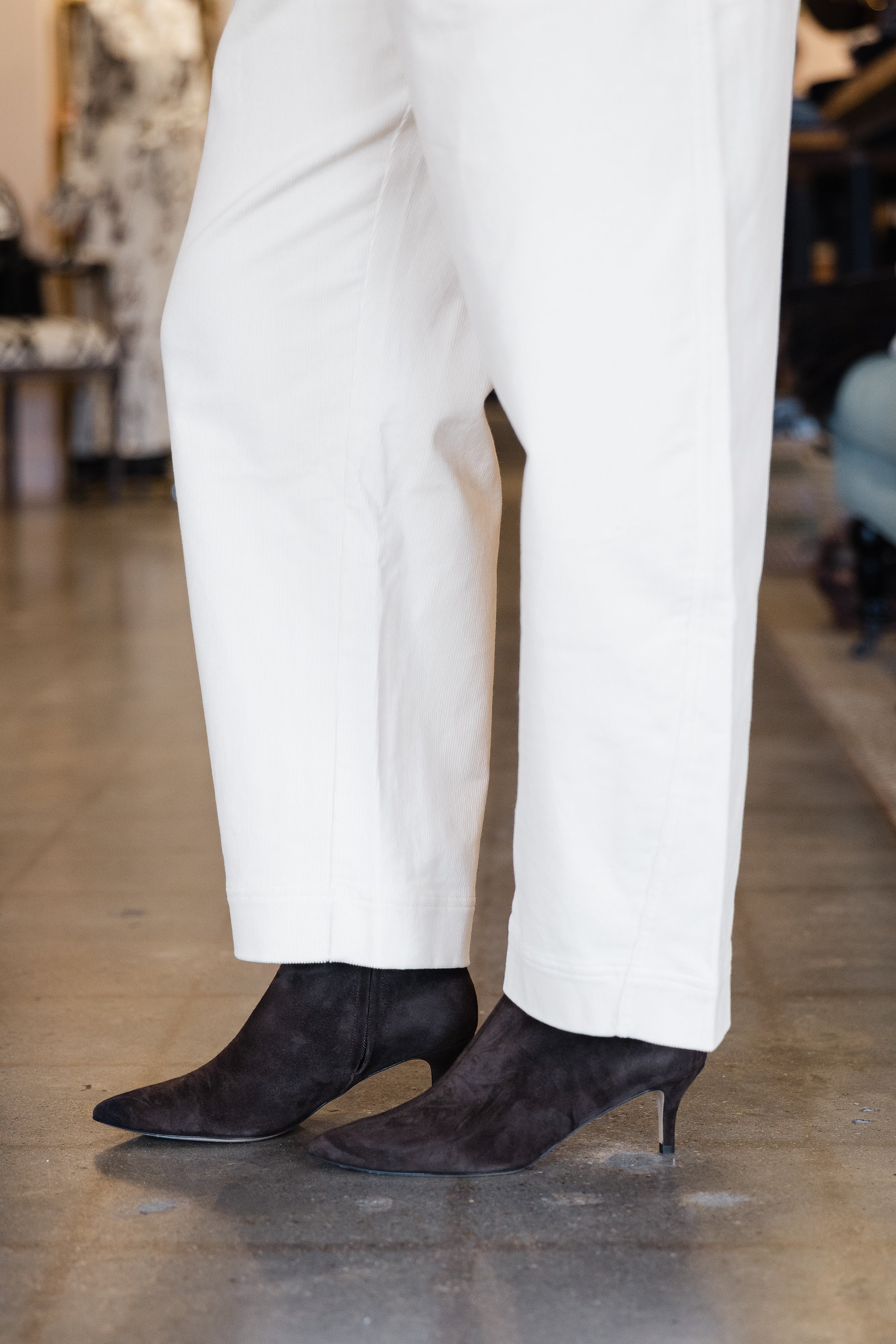 The Seamed Stilleto Boot - Deep Espresso