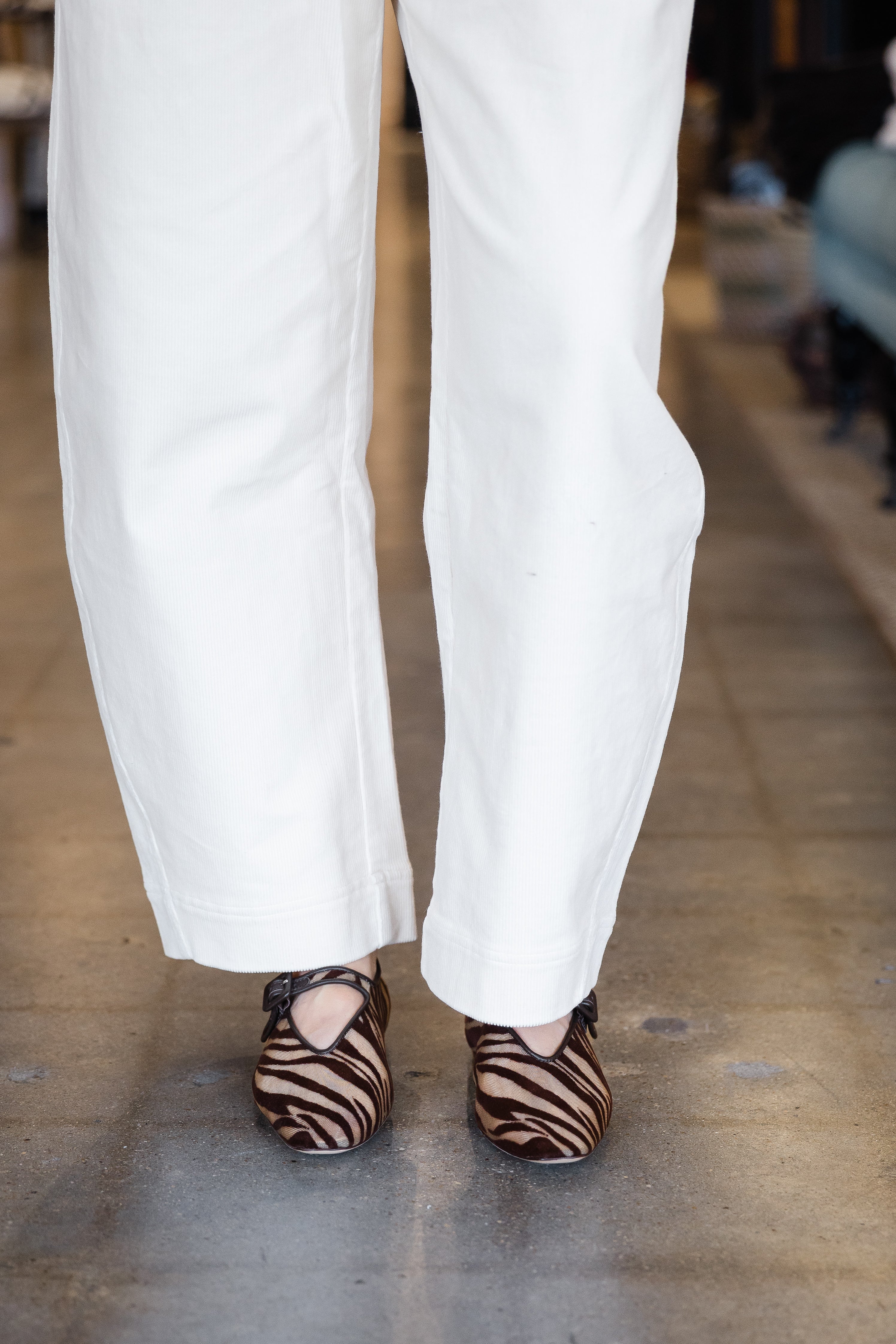 Junia Maryjane Flat - Zebra