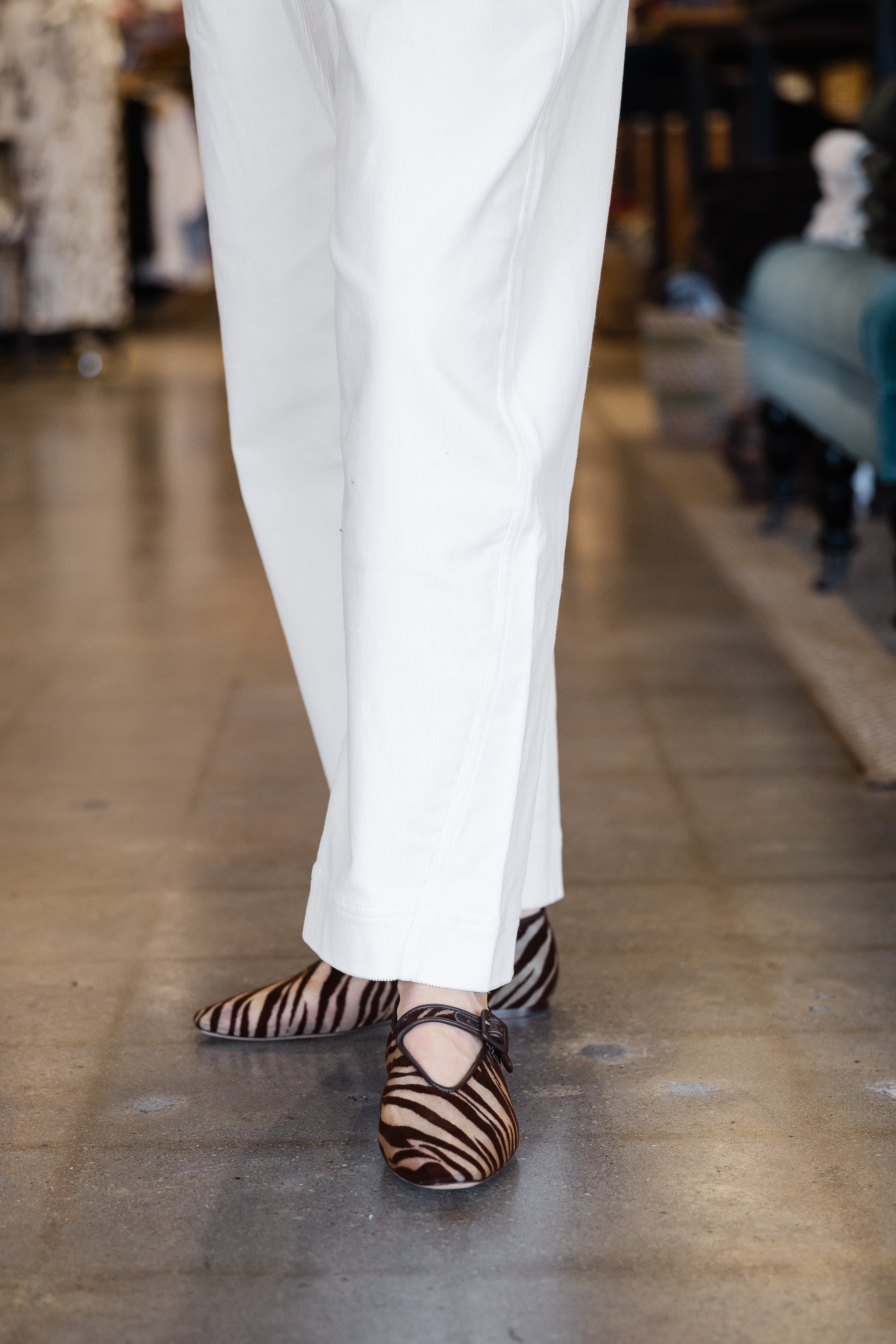 Junia Maryjane Flat - Zebra