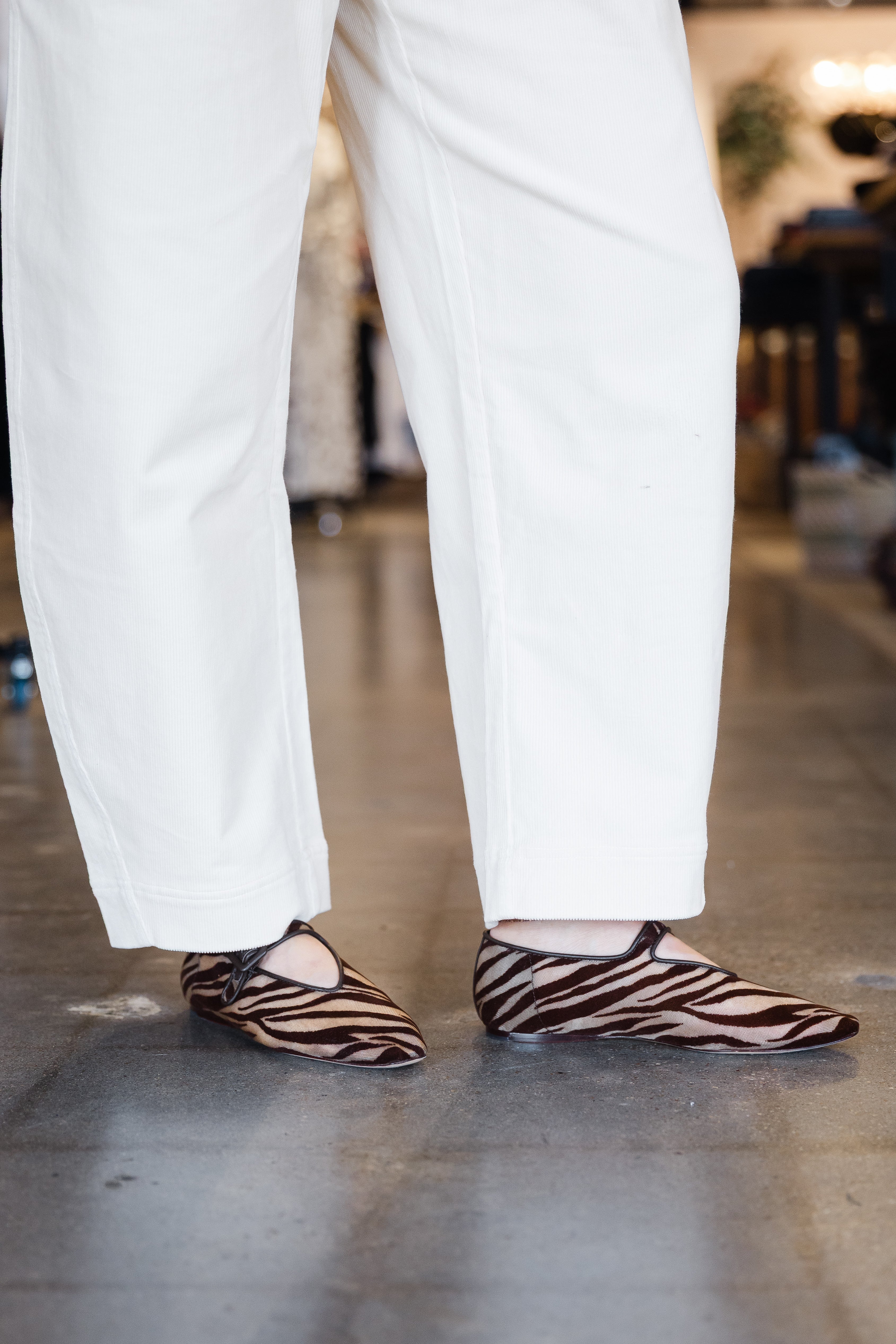 Junia Maryjane Flat - Zebra