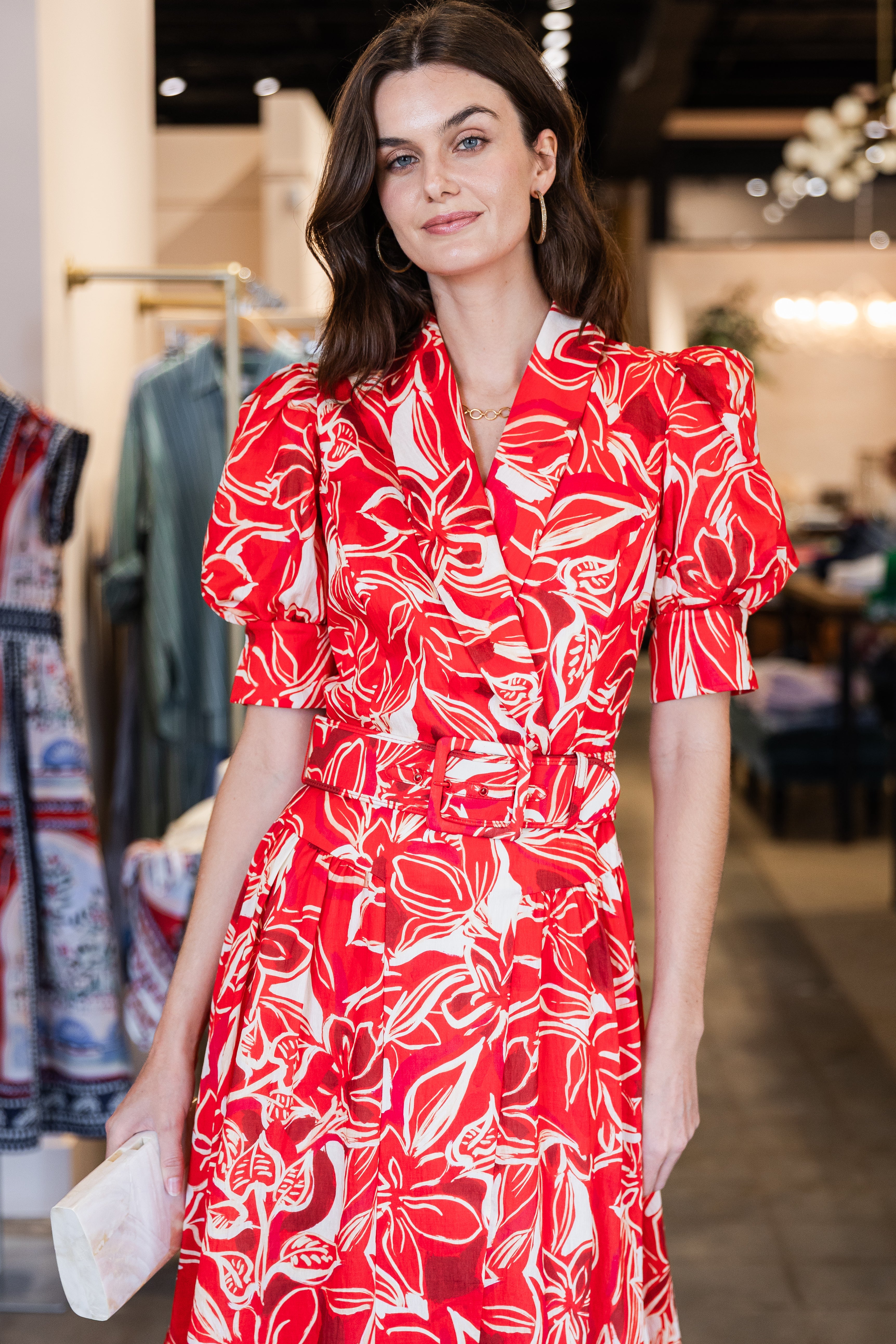 Alloure Midi Dress - Print