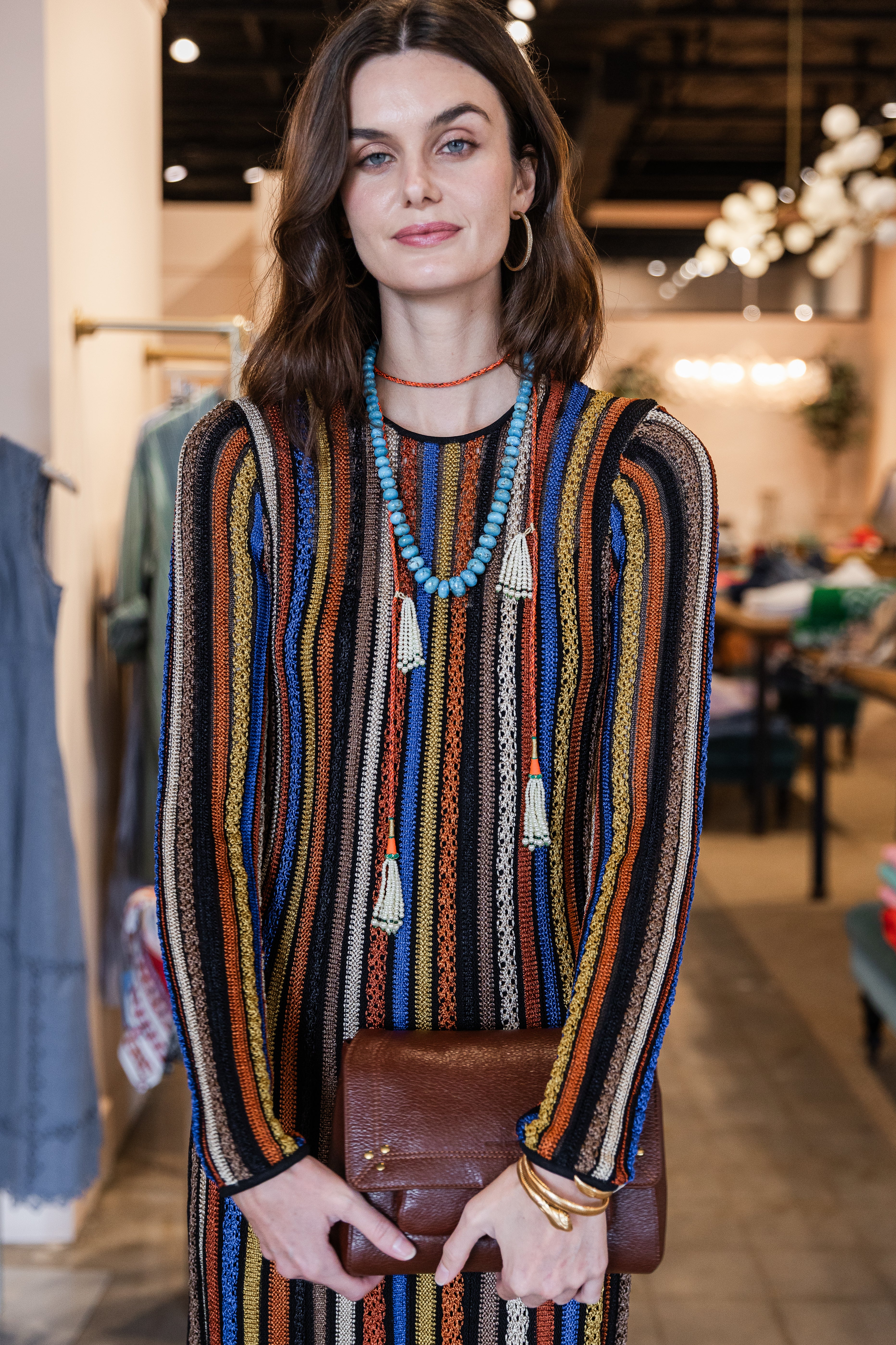 Albie Knit Long Sleeve Knit Dress - Zoisite