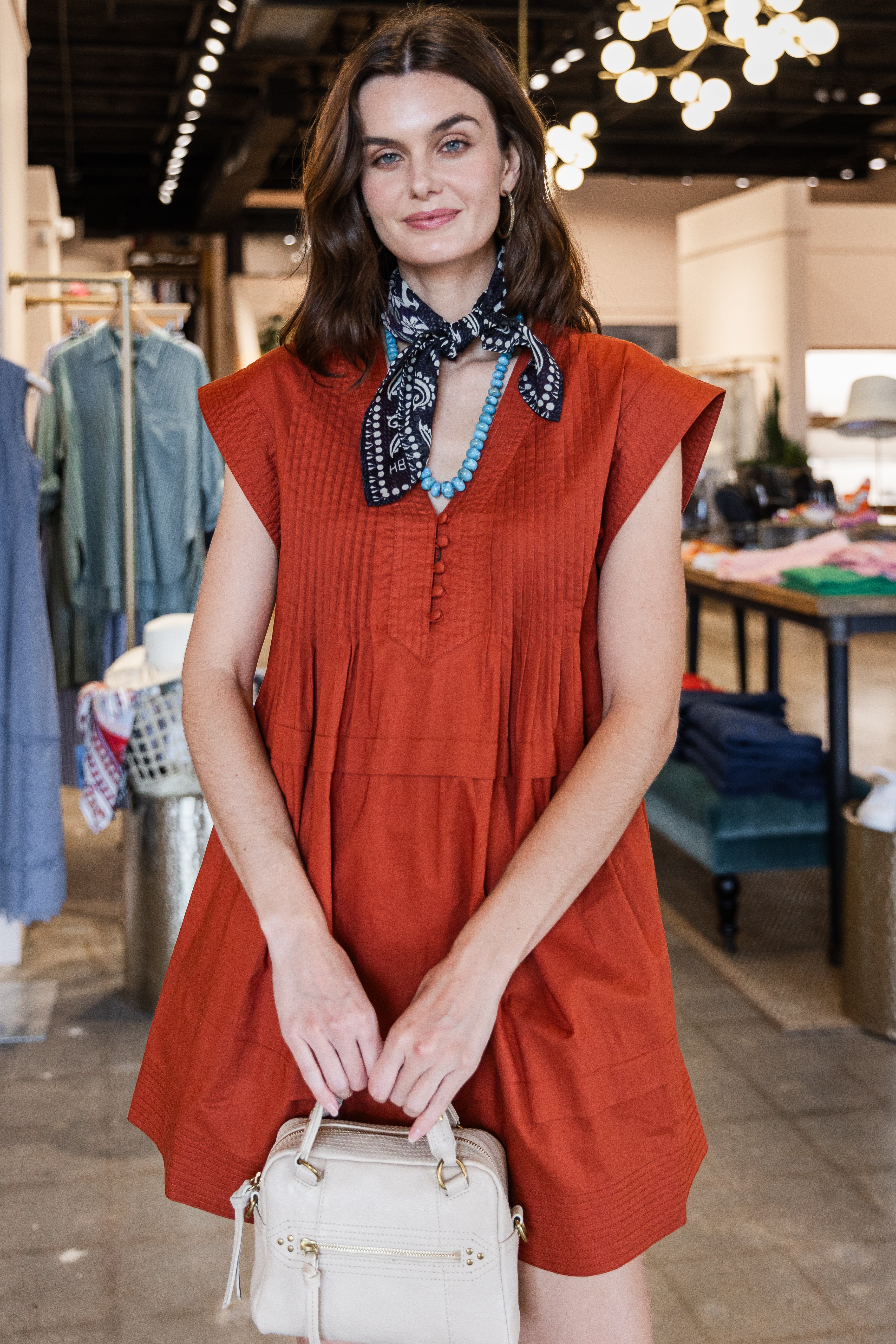 Parker Dress - Burnished Copper