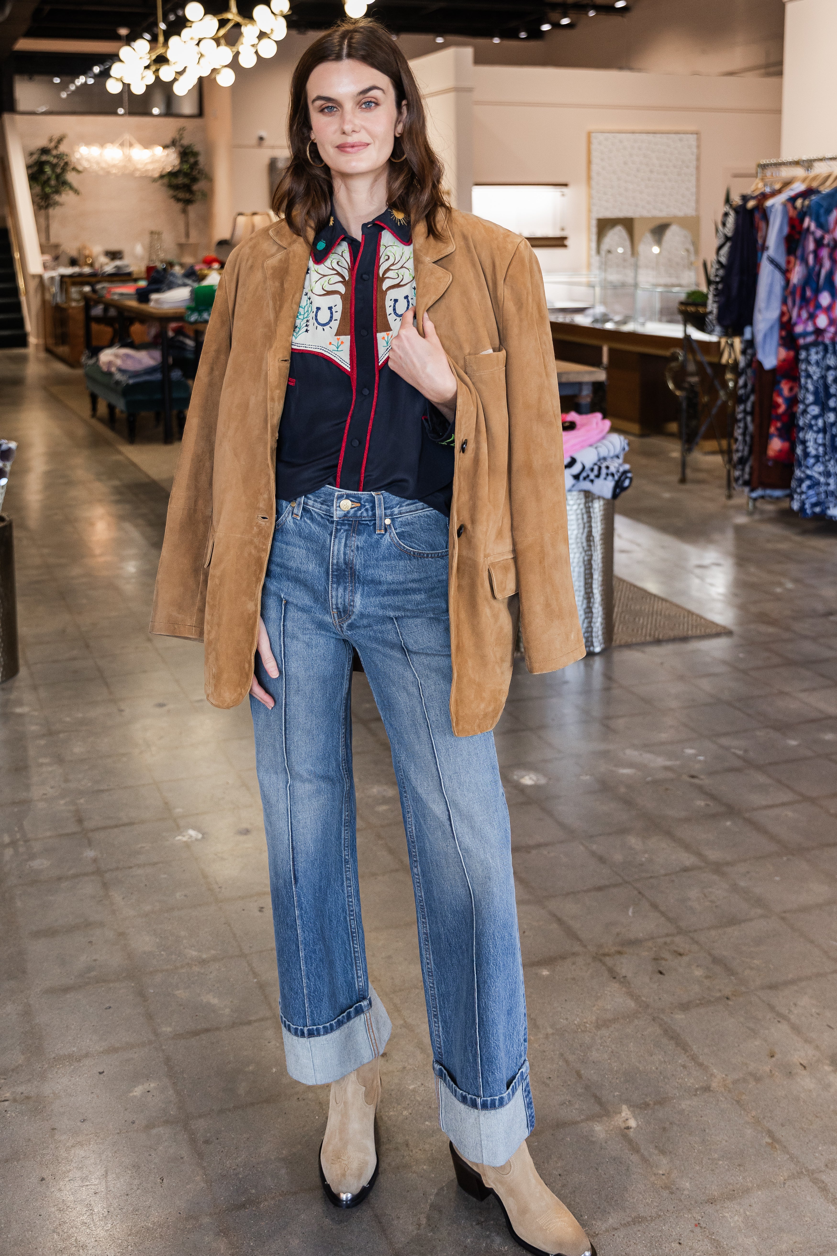 Suede Weekend Jacket - Fawn