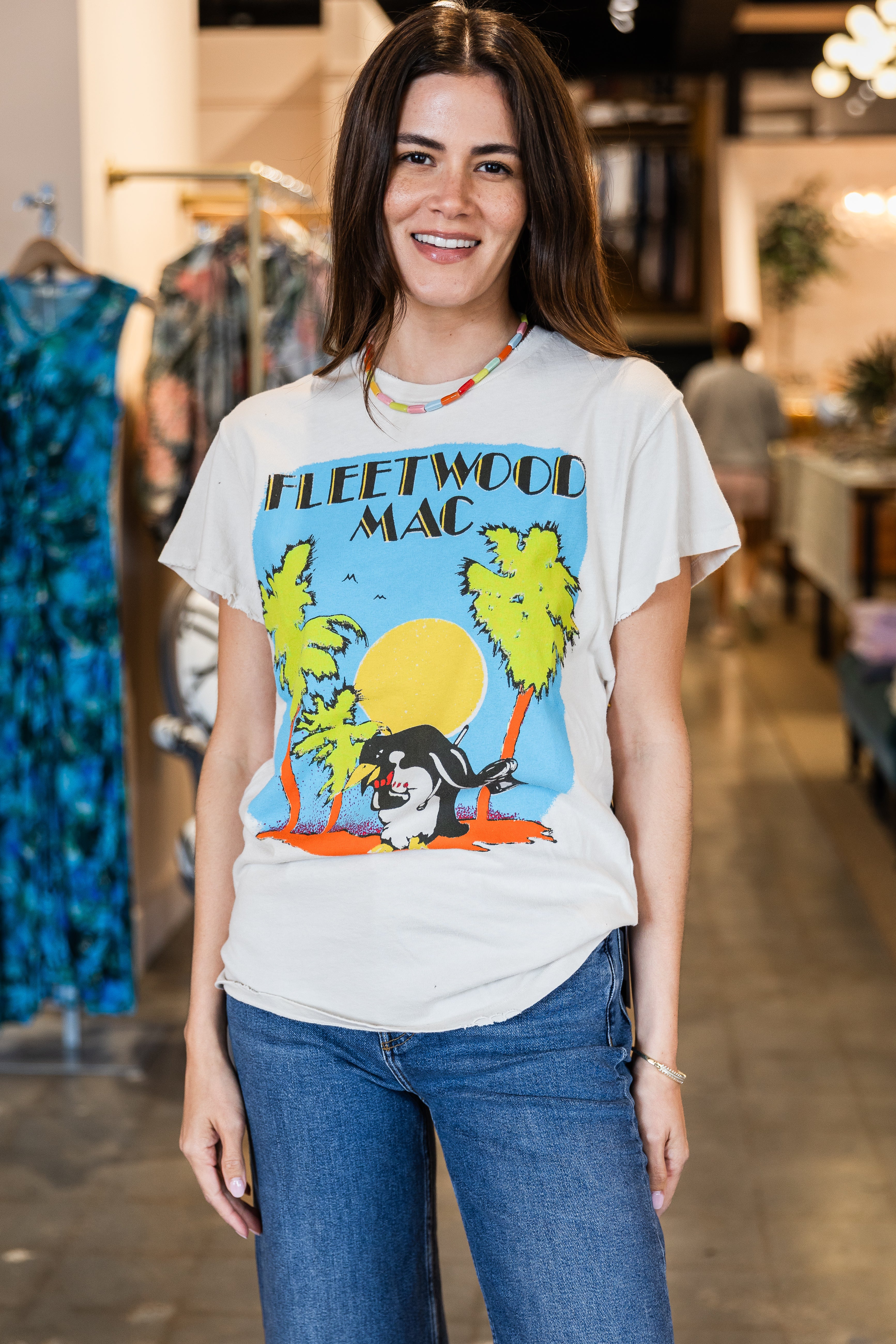 Fleetwood Mac Revelation Crew Tee - Vintage White