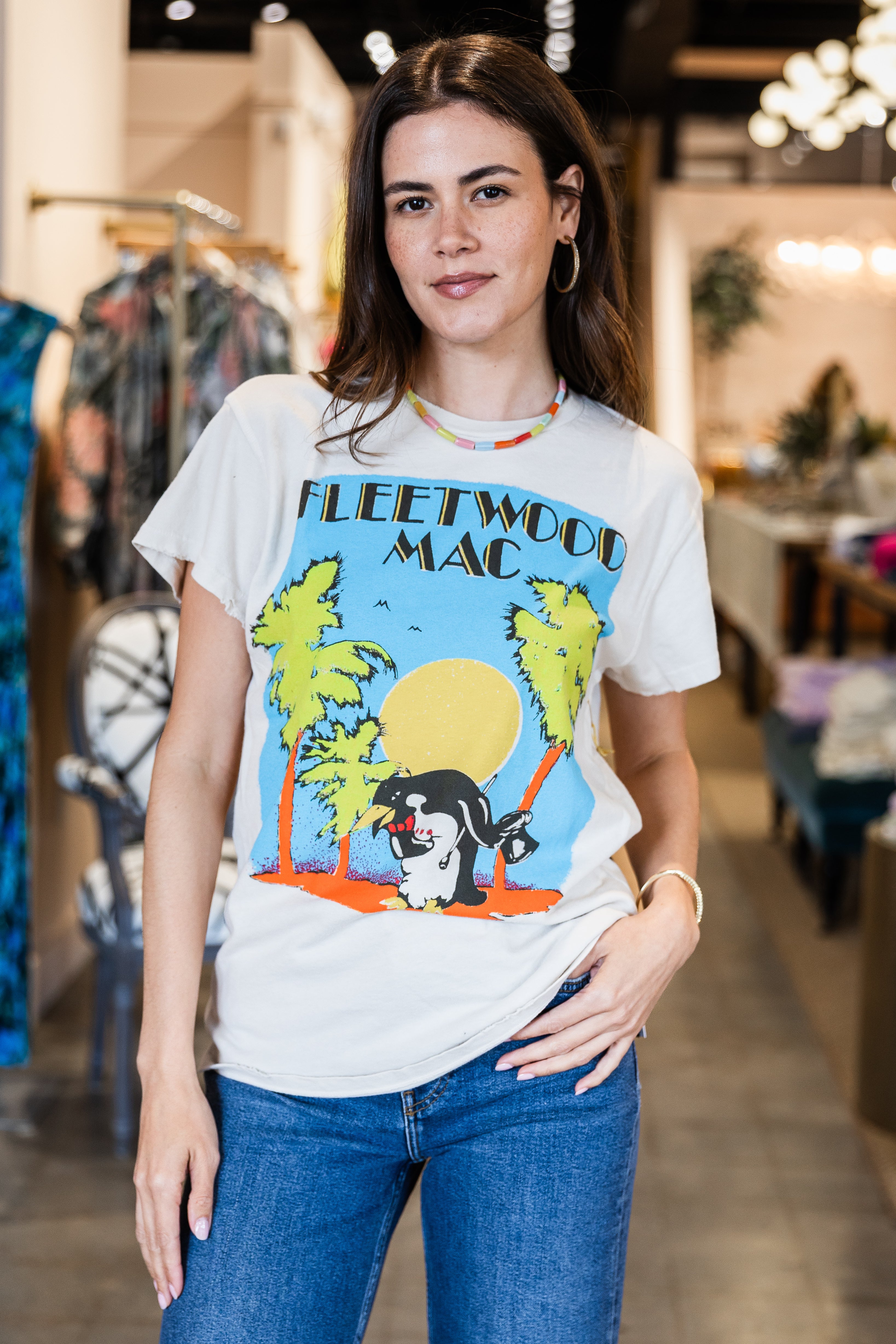 Fleetwood Mac Revelation Crew Tee - Vintage White