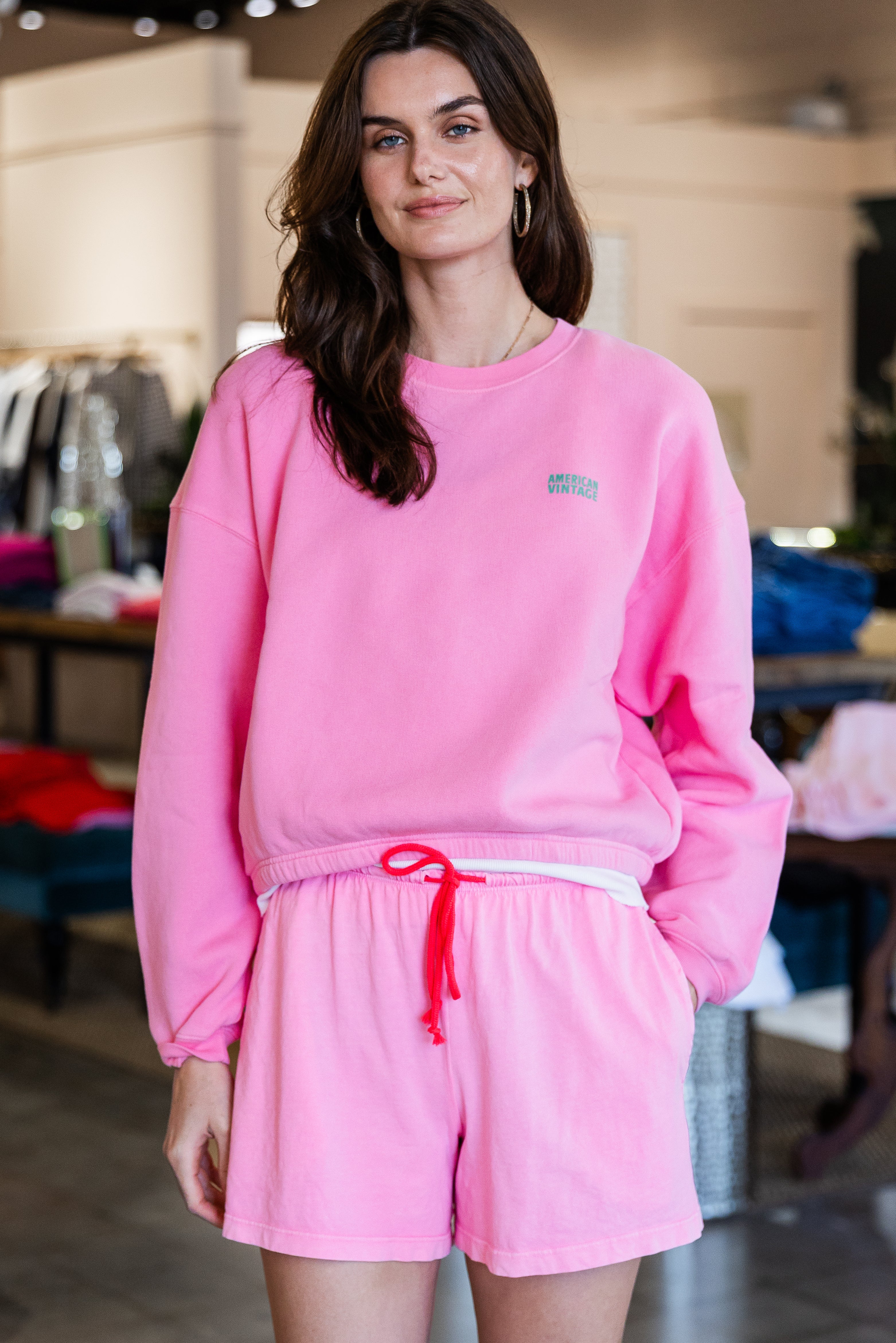 Izu Bird Sweatshirt - Rose Vintage