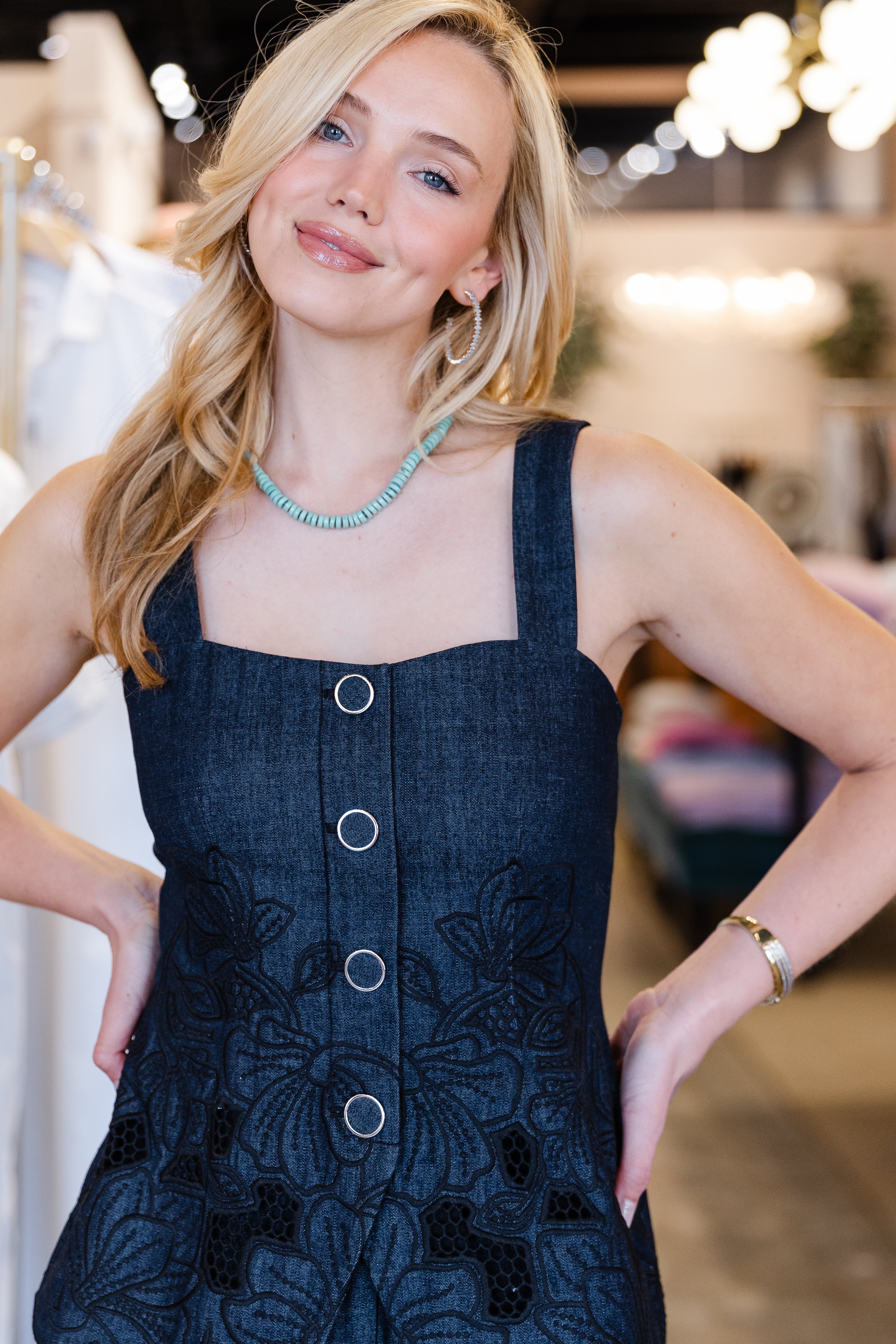 Mirielle Top - Indigo Rinse