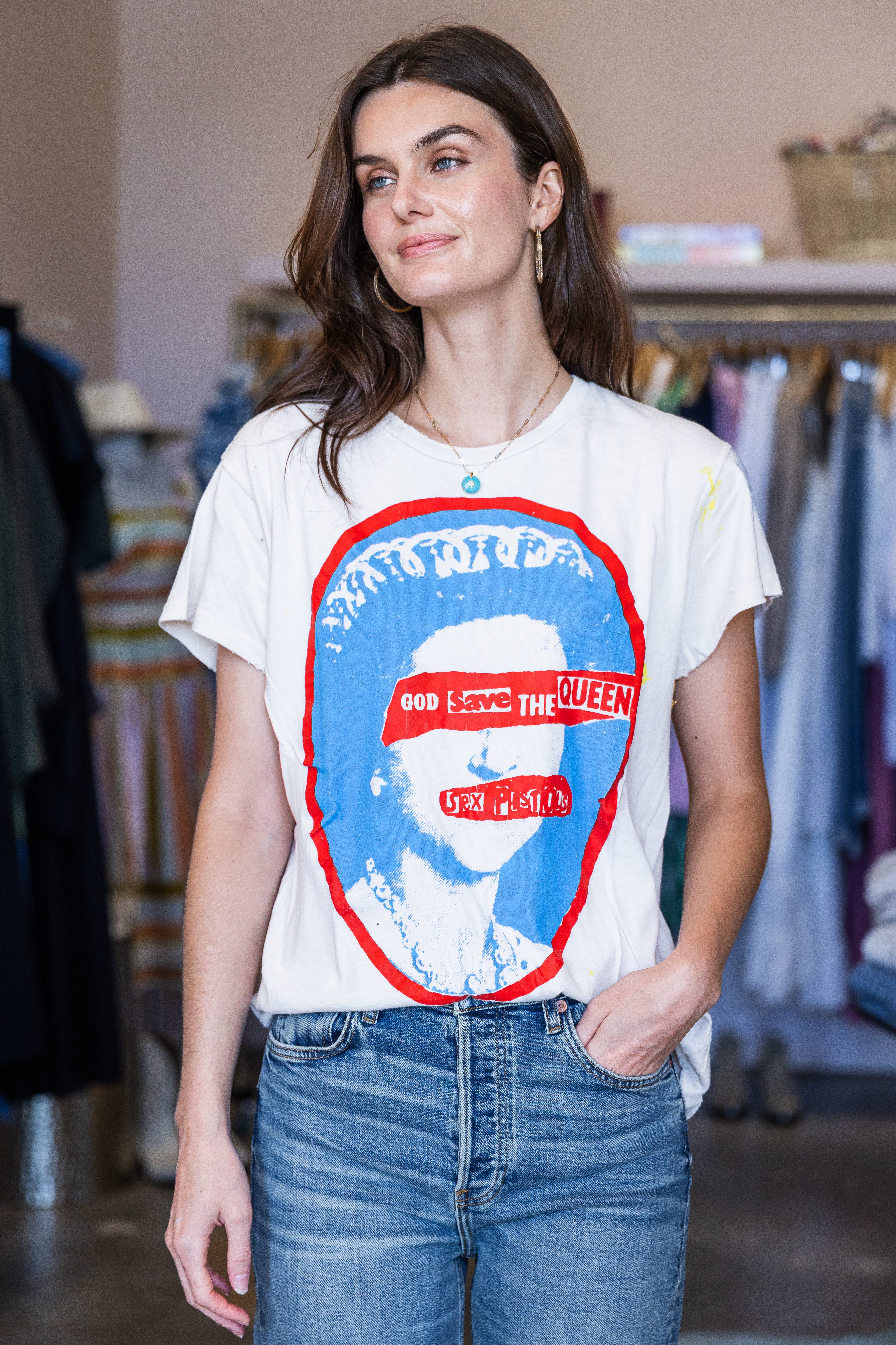 Vintage White-Sex Pistols