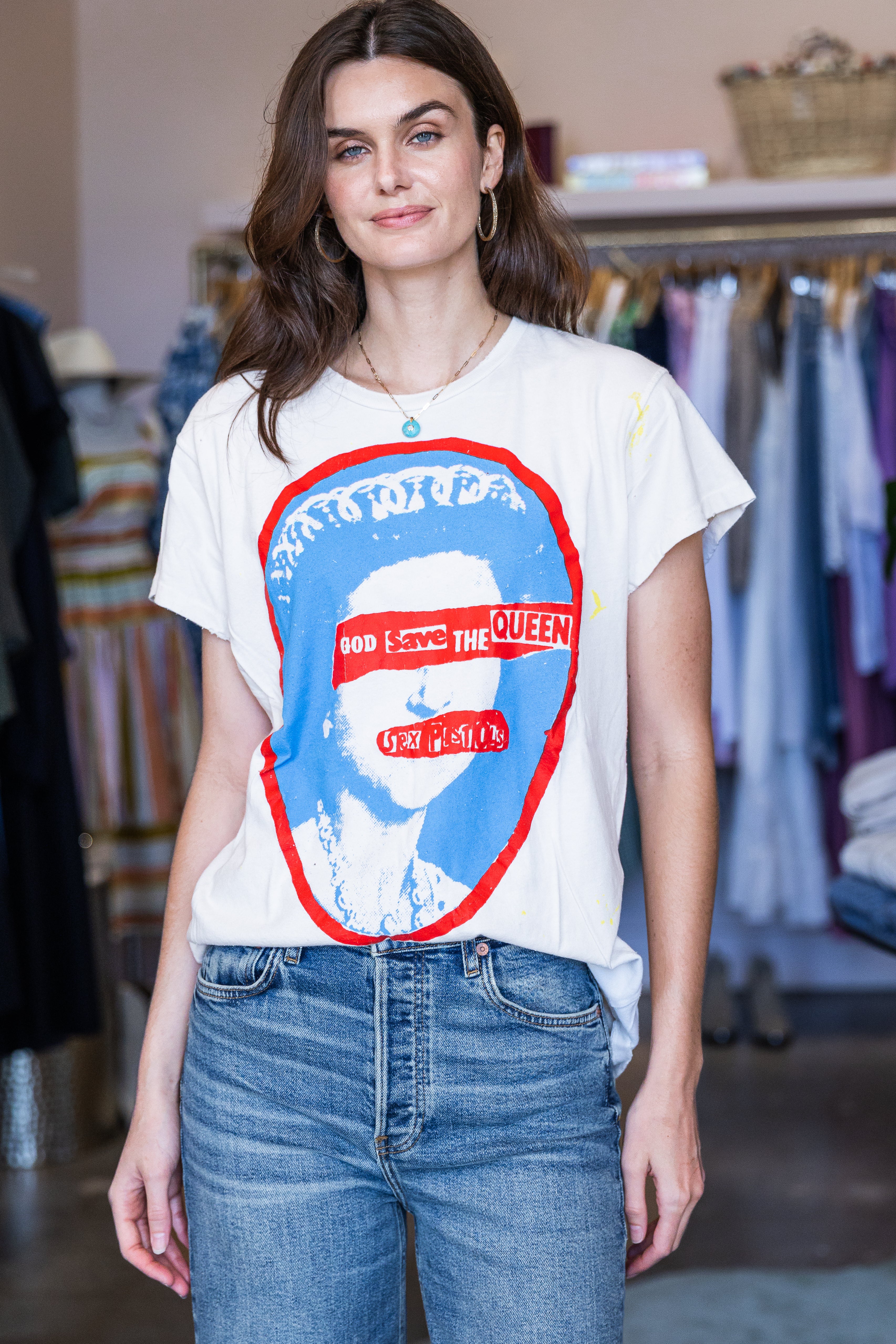 Vintage White-Sex Pistols