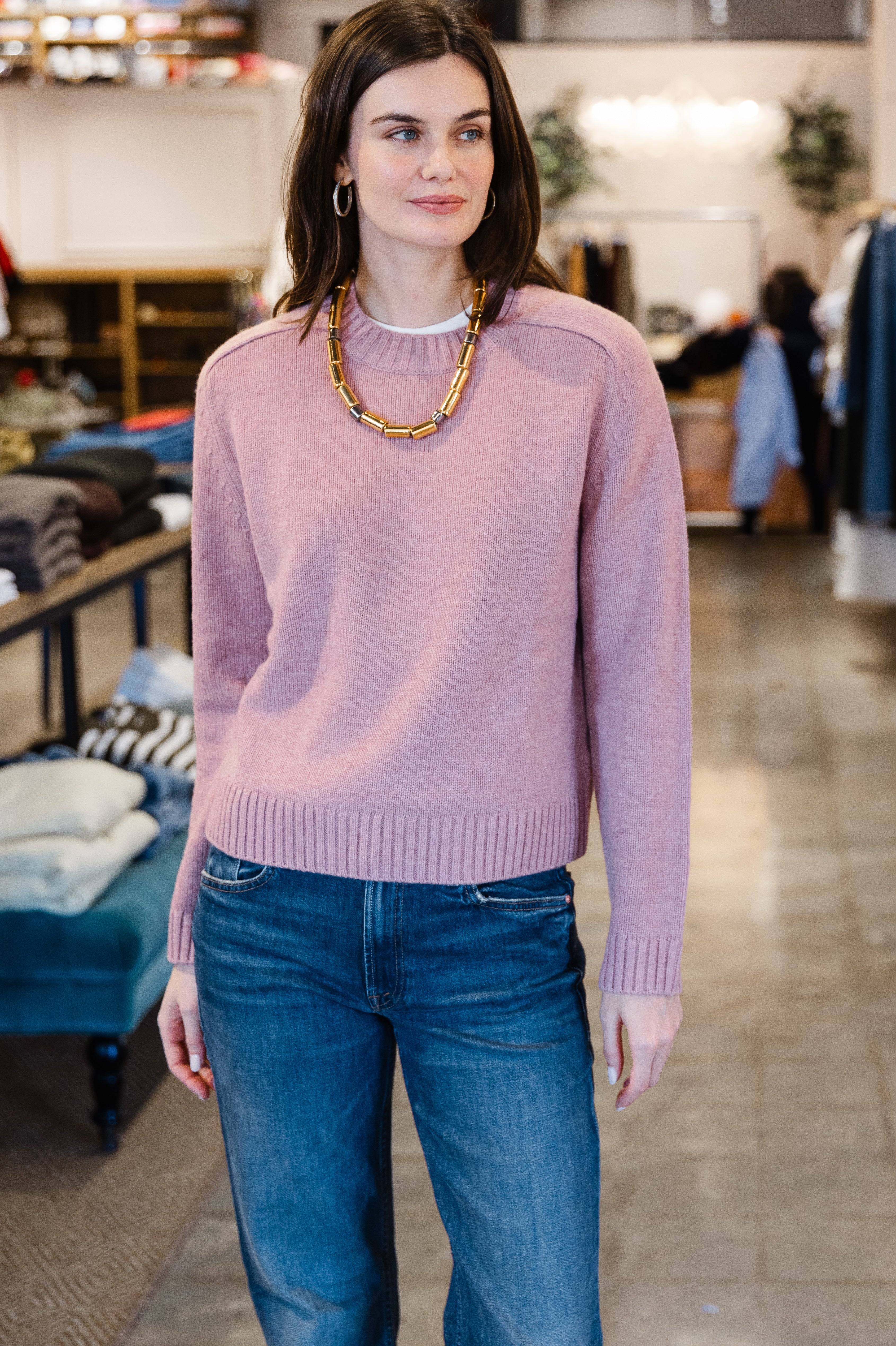 New Jill Crewneck - Plum