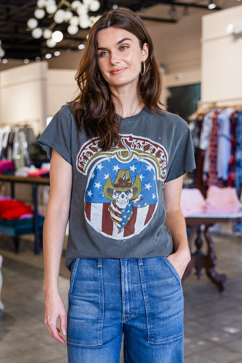 Lynyrd Skynyrd Flag Crew Tee - Dusk