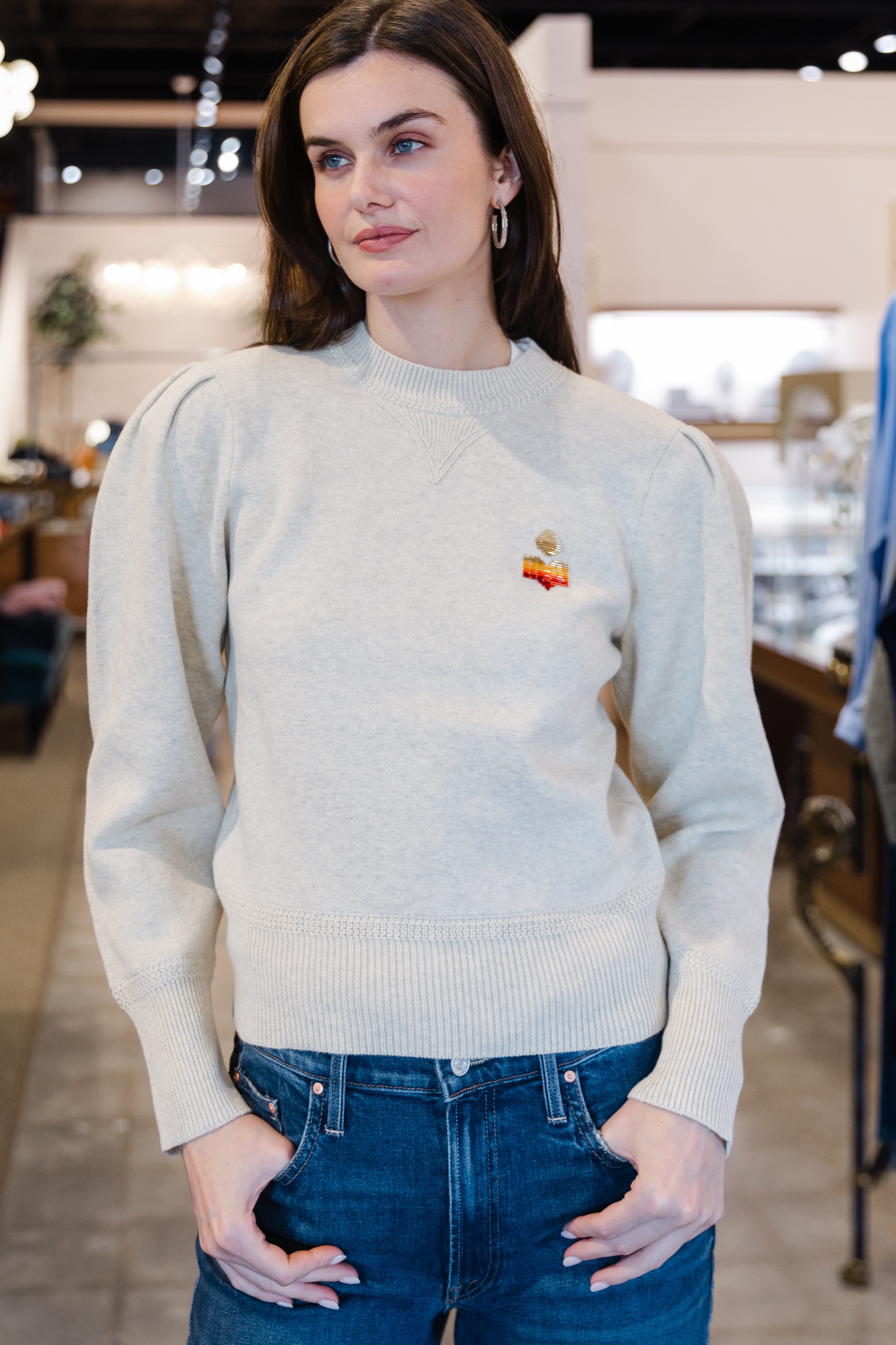 Kelaya Sweater - Light Grey