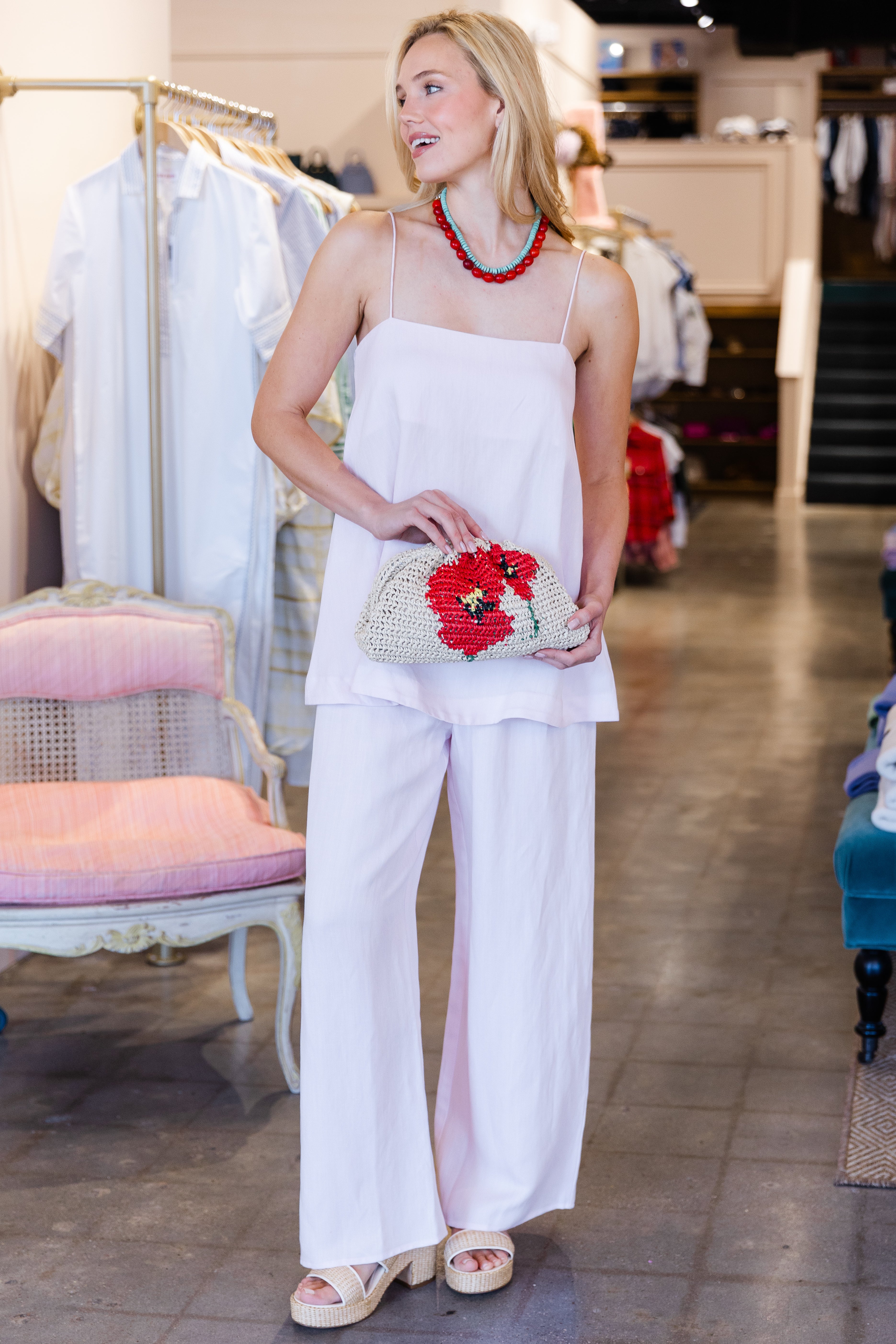 Rosa Top - Pale Pink