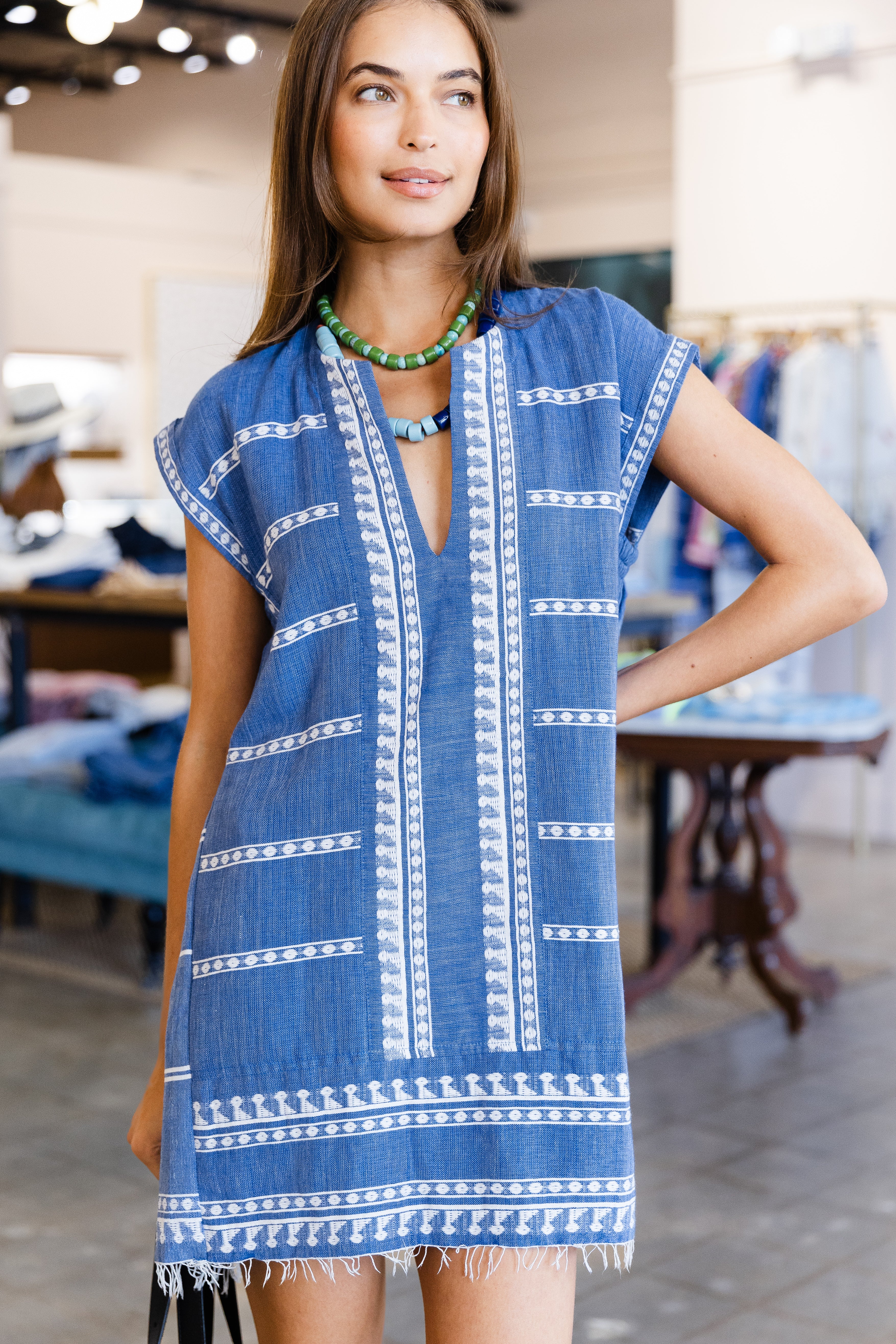 Elina Caftan - Tebibi Blue