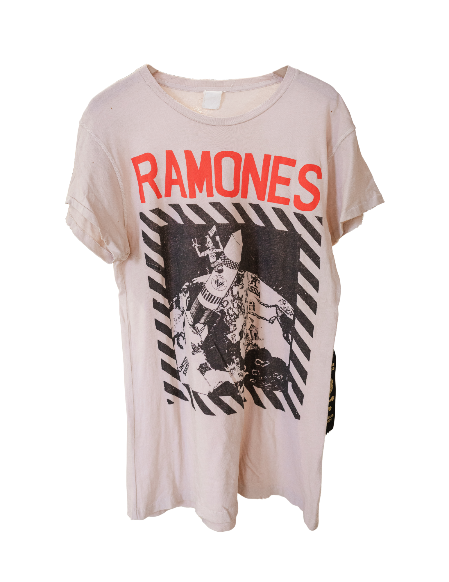 Ramones Crew Tee - Pink Tea
