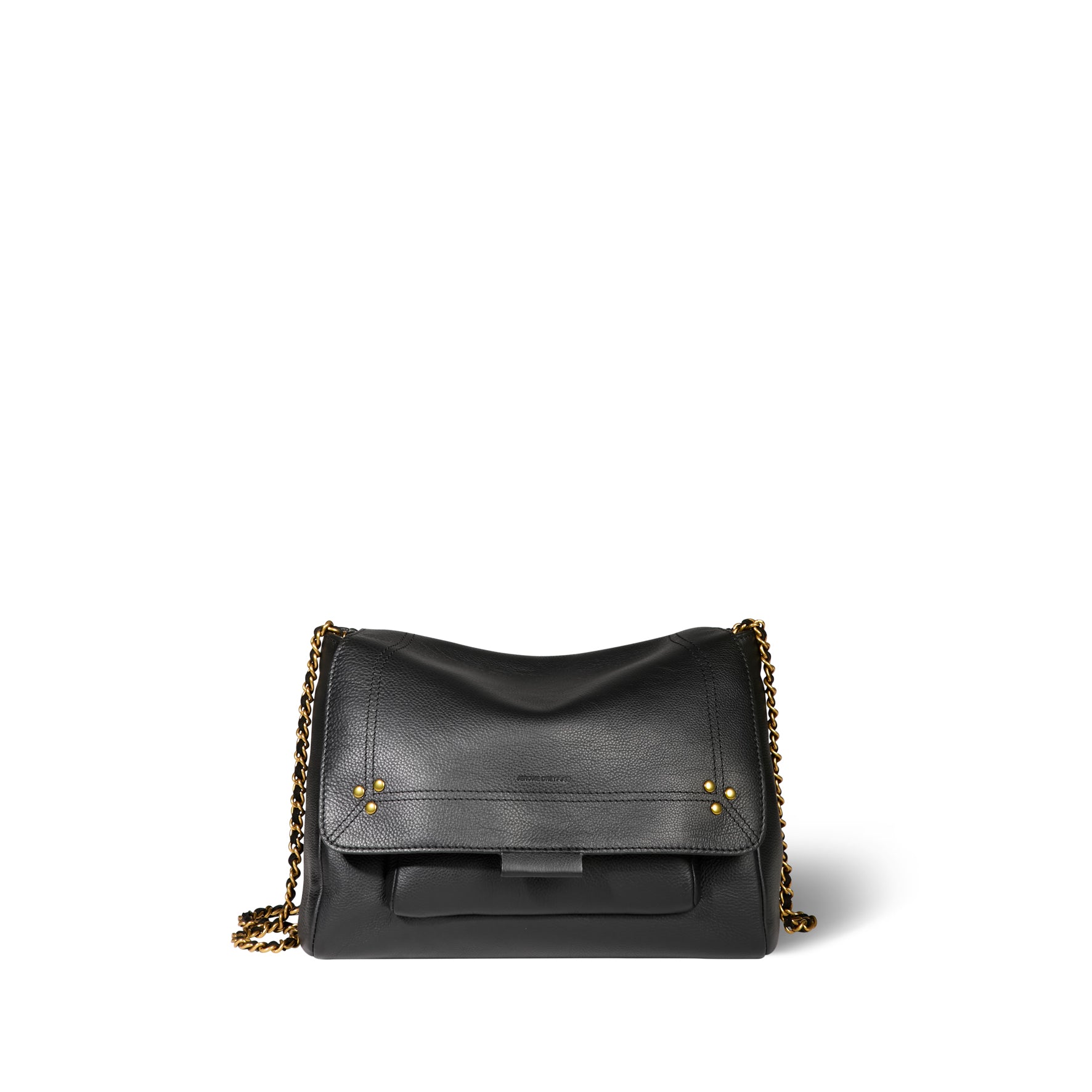 Lulu M - Calfskin Noir Brass