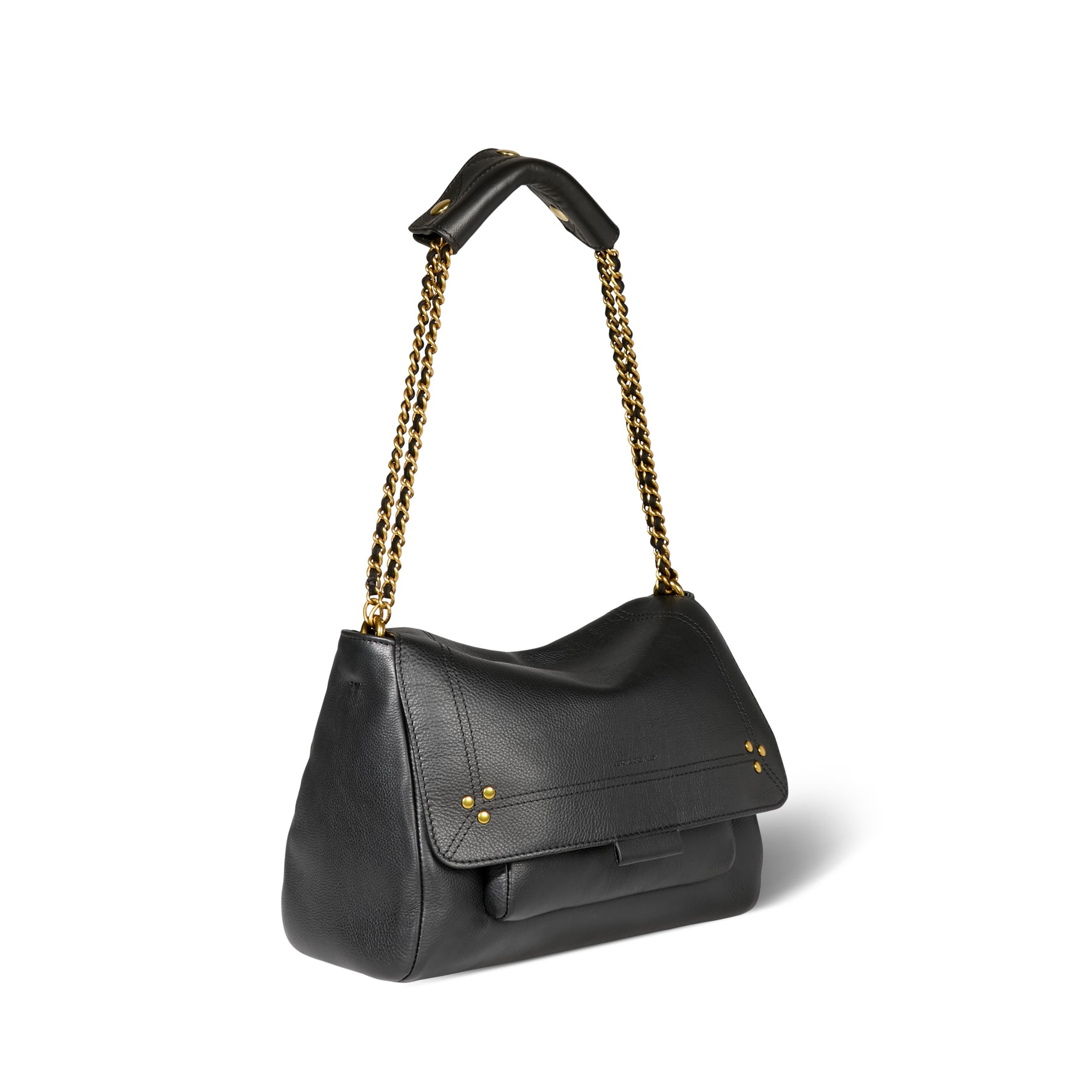Lulu M - Calfskin Noir Brass