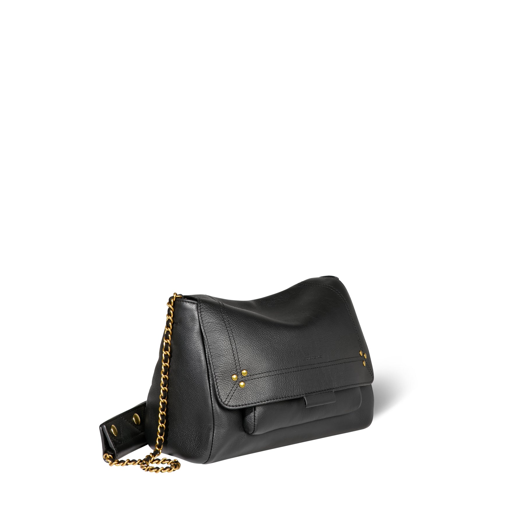 Lulu M - Calfskin Noir Brass