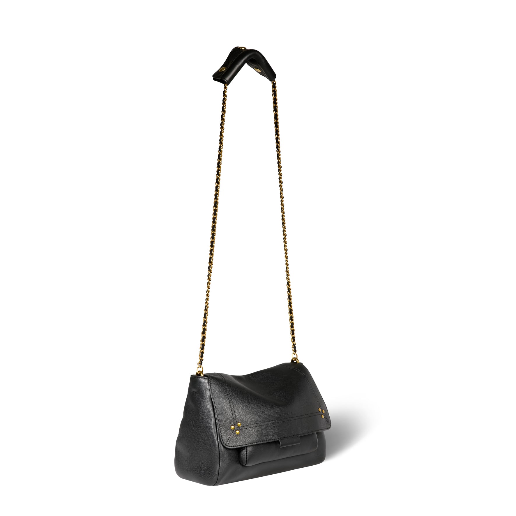 Lulu M - Calfskin Noir Brass