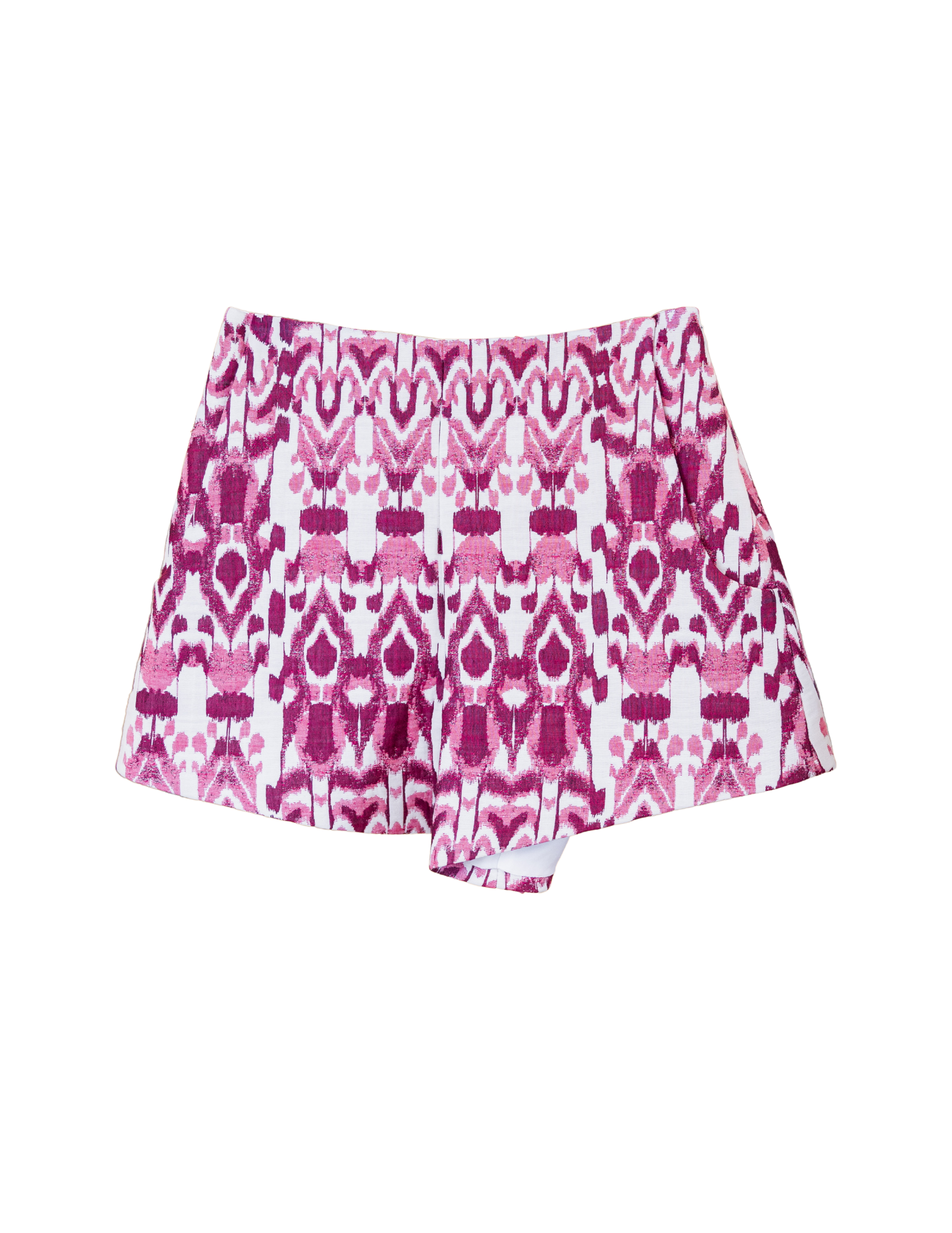 Tap Short - Raspberry Jacquard