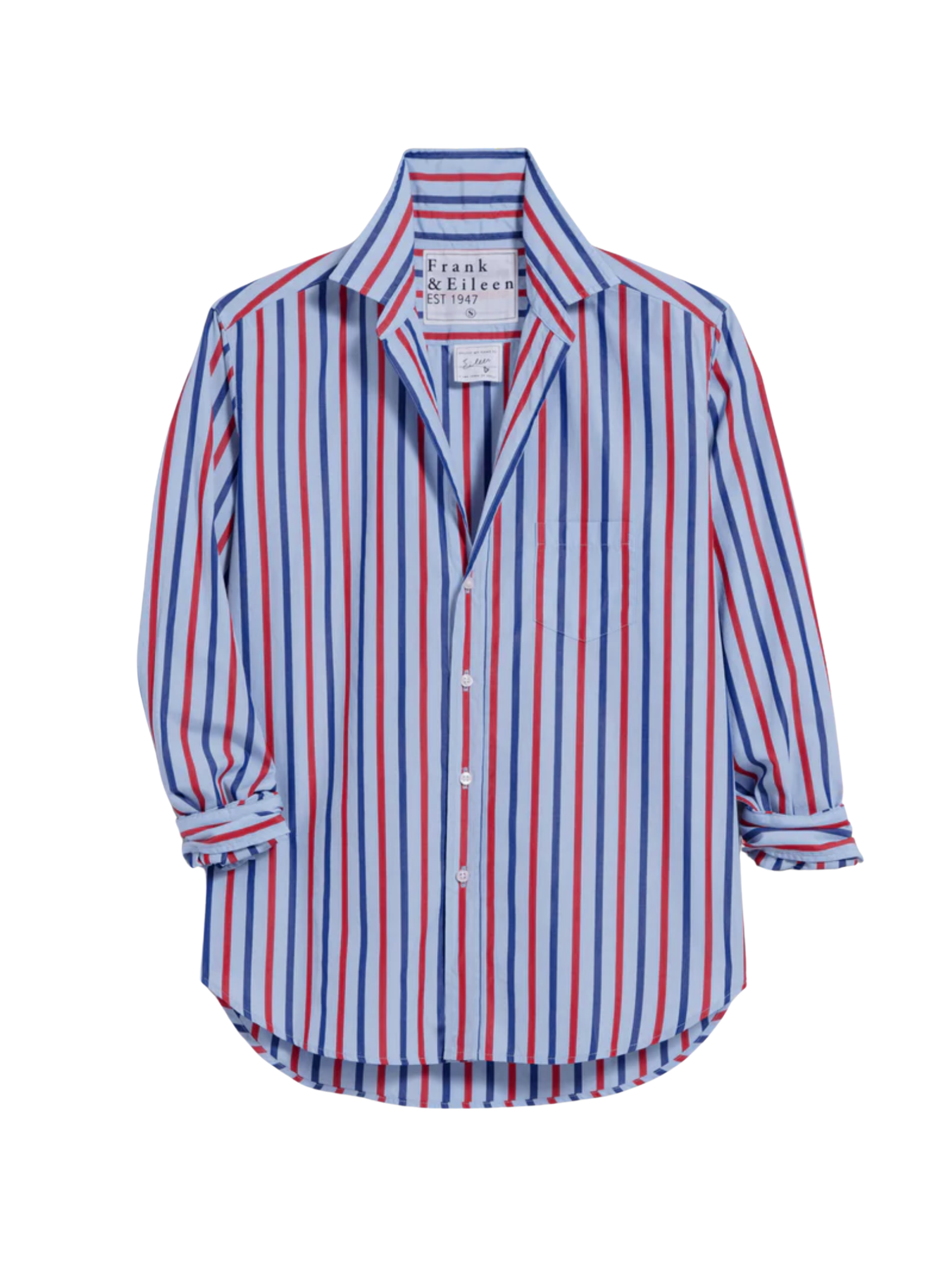 Eileen - Blue, Navy, Red Stripe