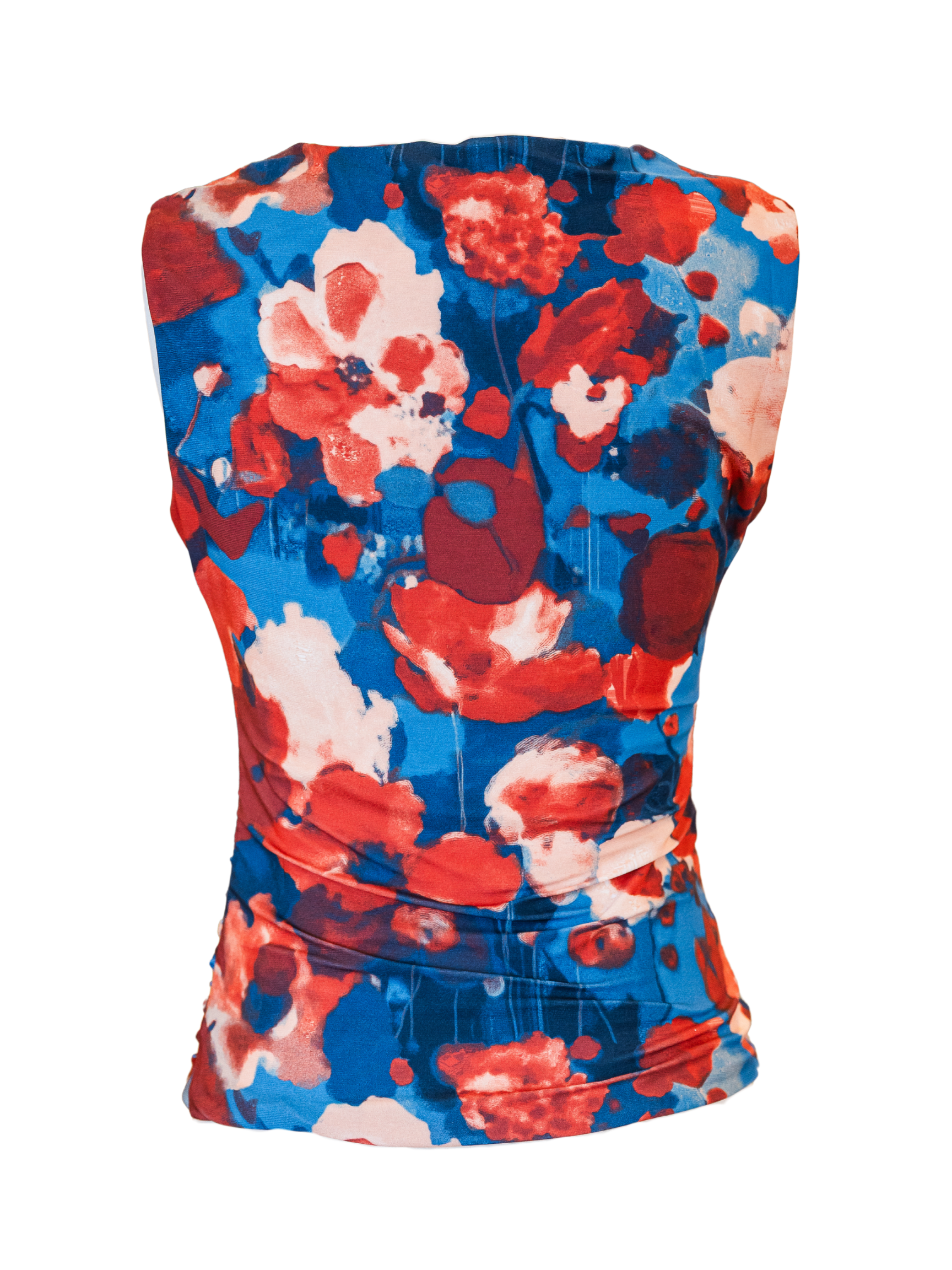 Liniers Vale Sleeveless Top - Red