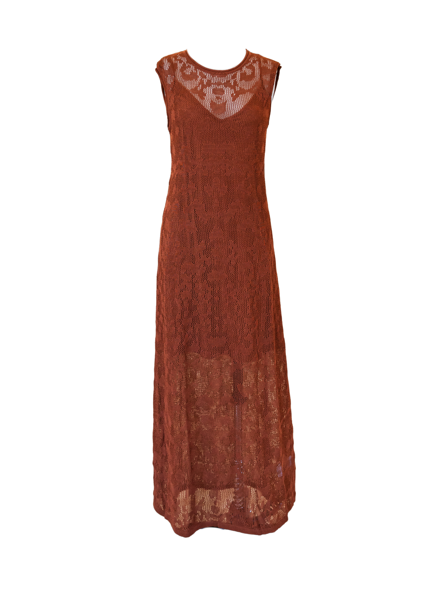 Cervantes Leah Long Dress - Brown