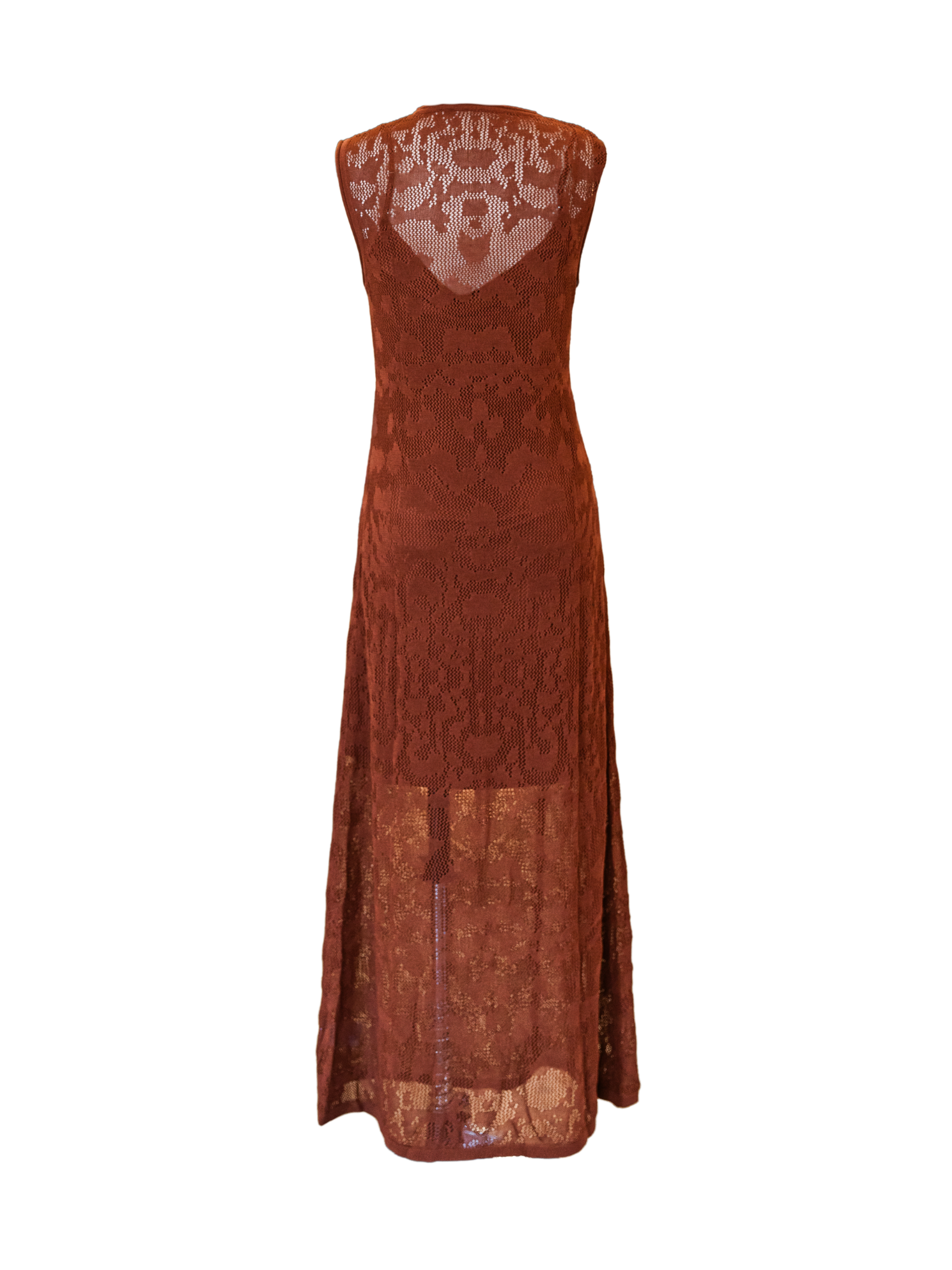 Cervantes Leah Long Dress - Brown
