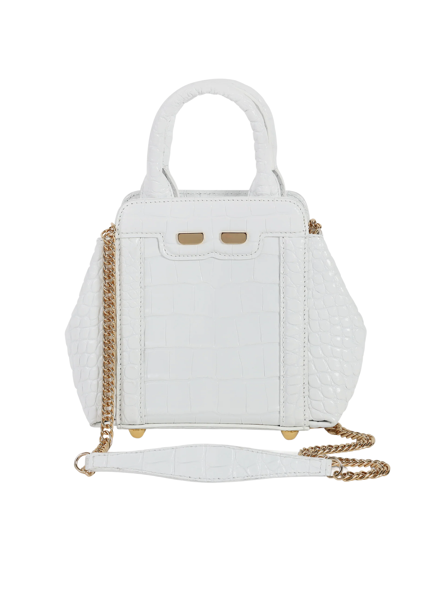 Mini Nott Bag - White Gator