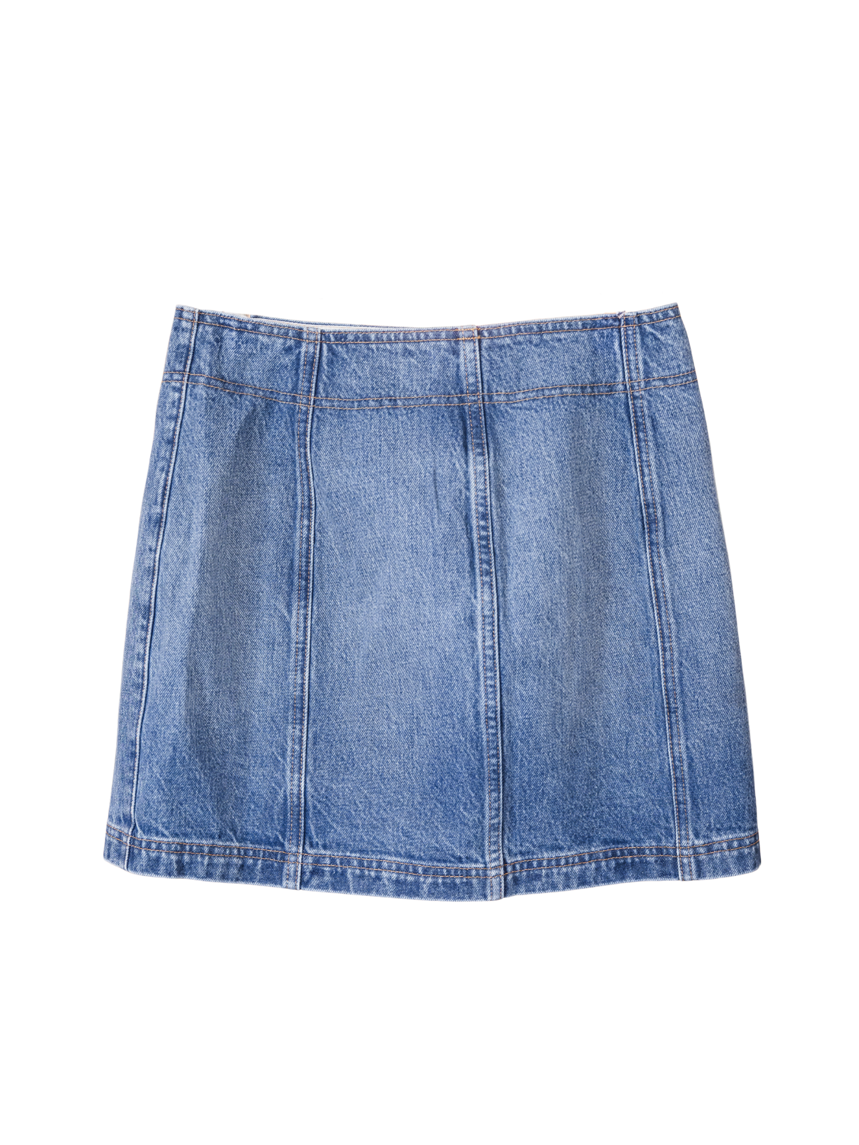 The Clara Mini Denim Skirt - Danube