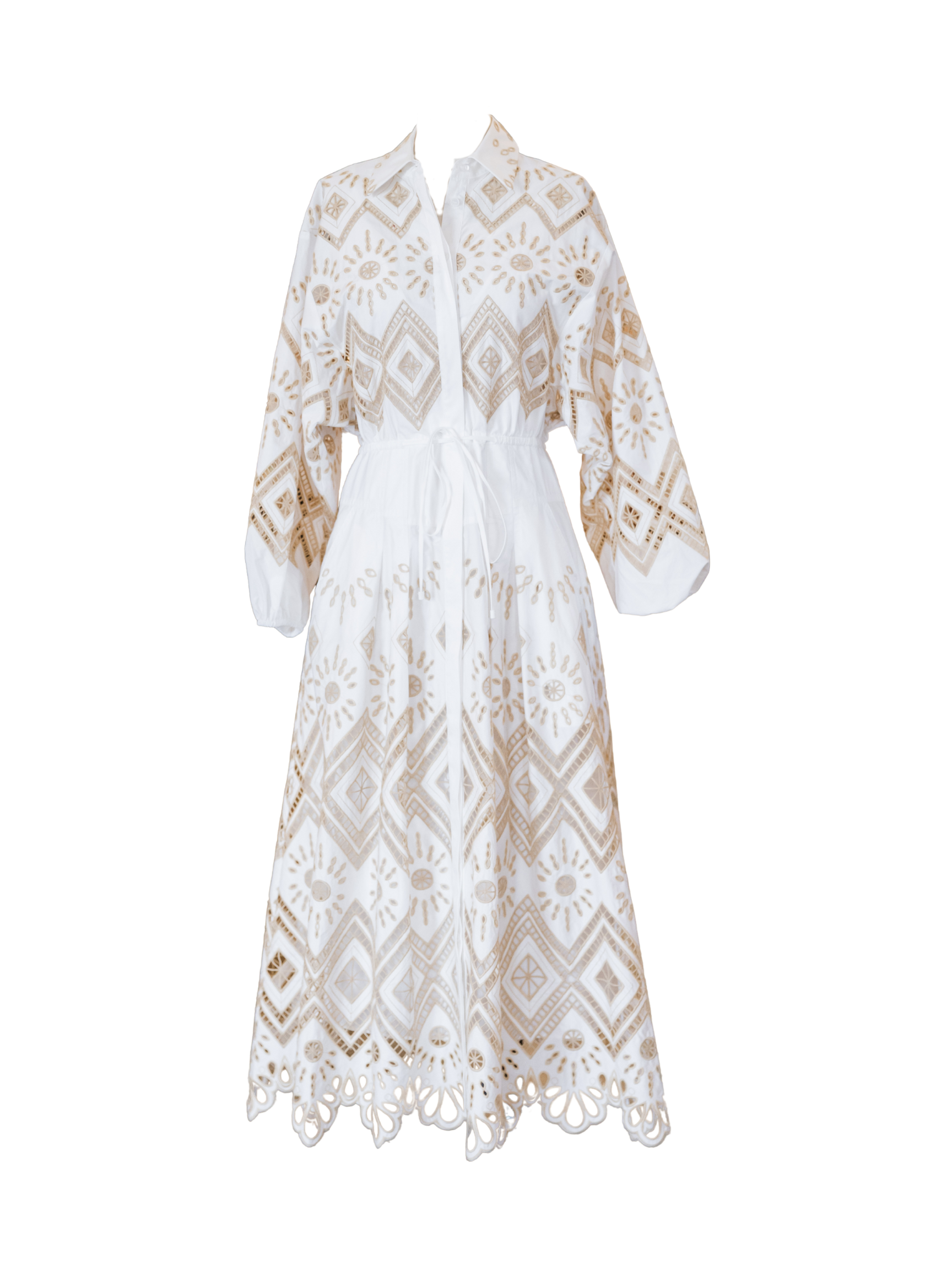 Portello Dress - White