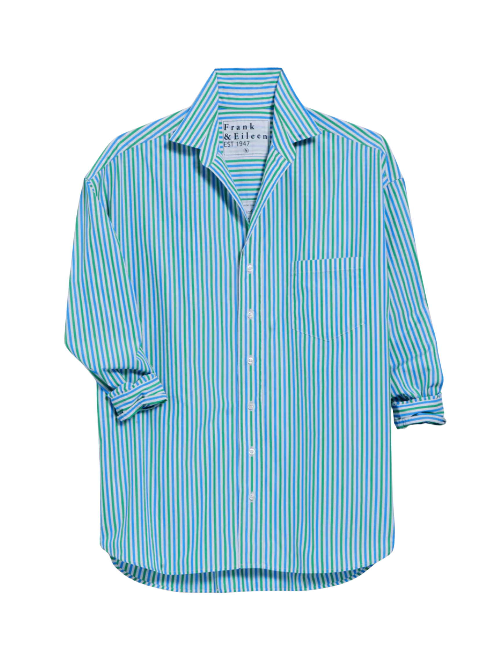 Shirley - BTST Blue Turquoise Stripe