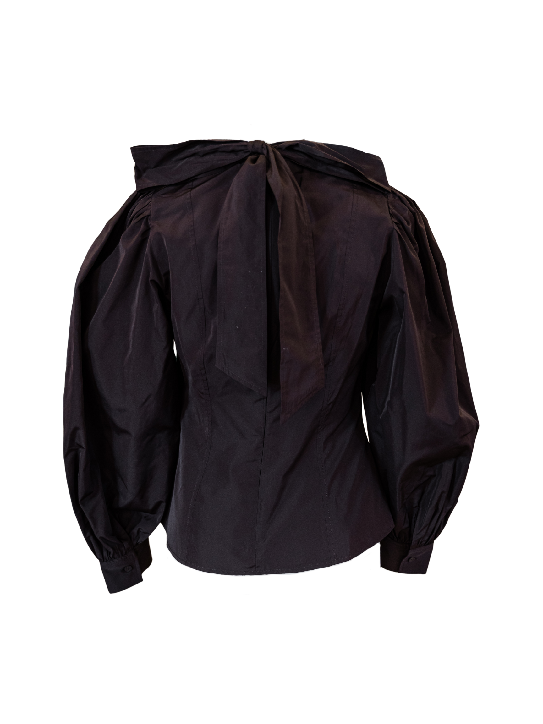 Giorgia Silk Neck Tie Blouse - Sequoia