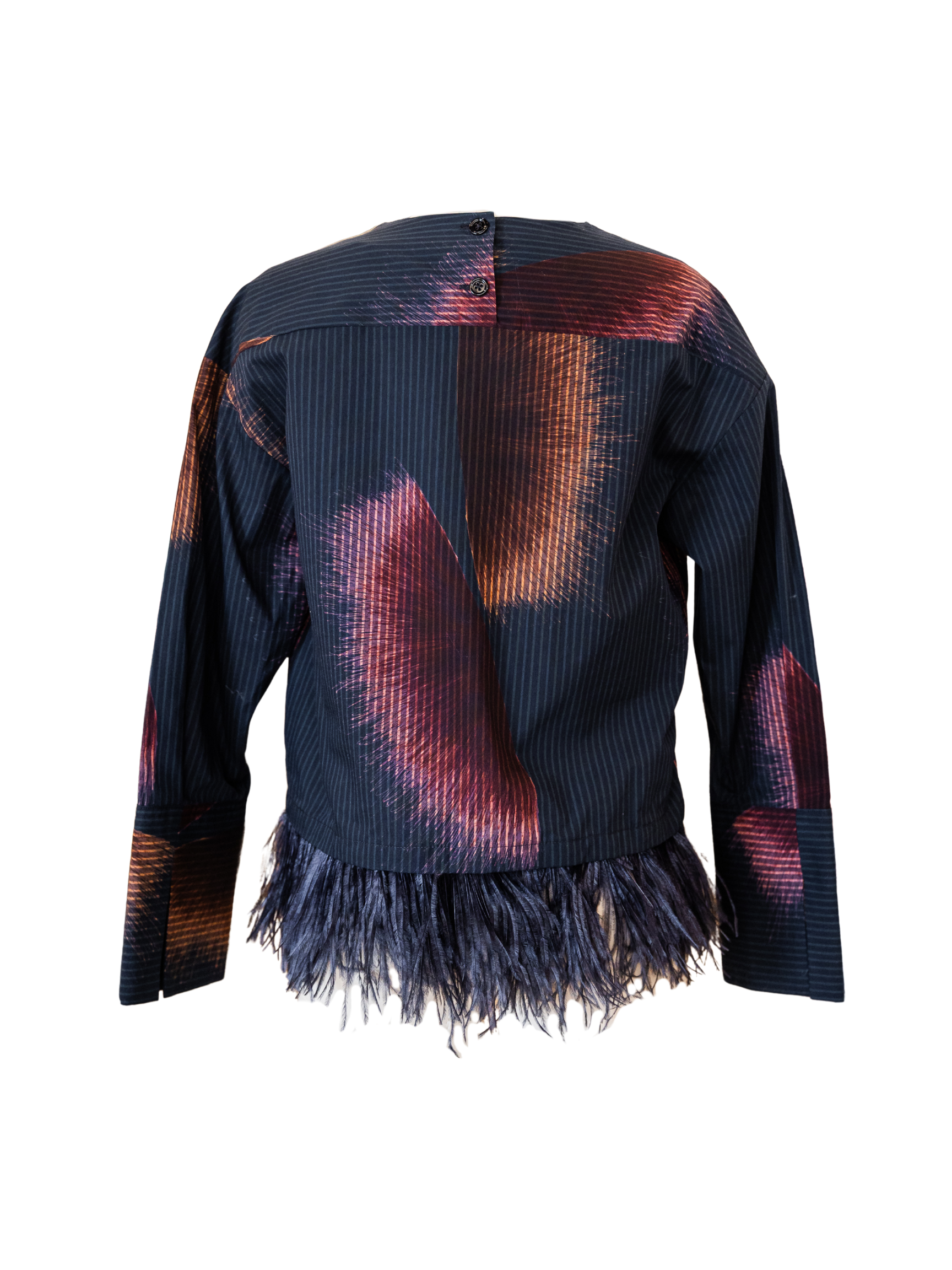 Long Sleeve Shirt - Navy/Merlot