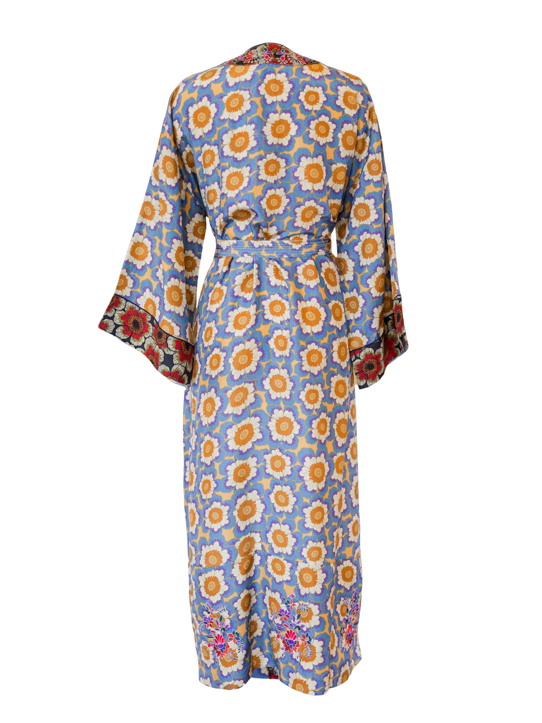 Opium Dress - Blue Print