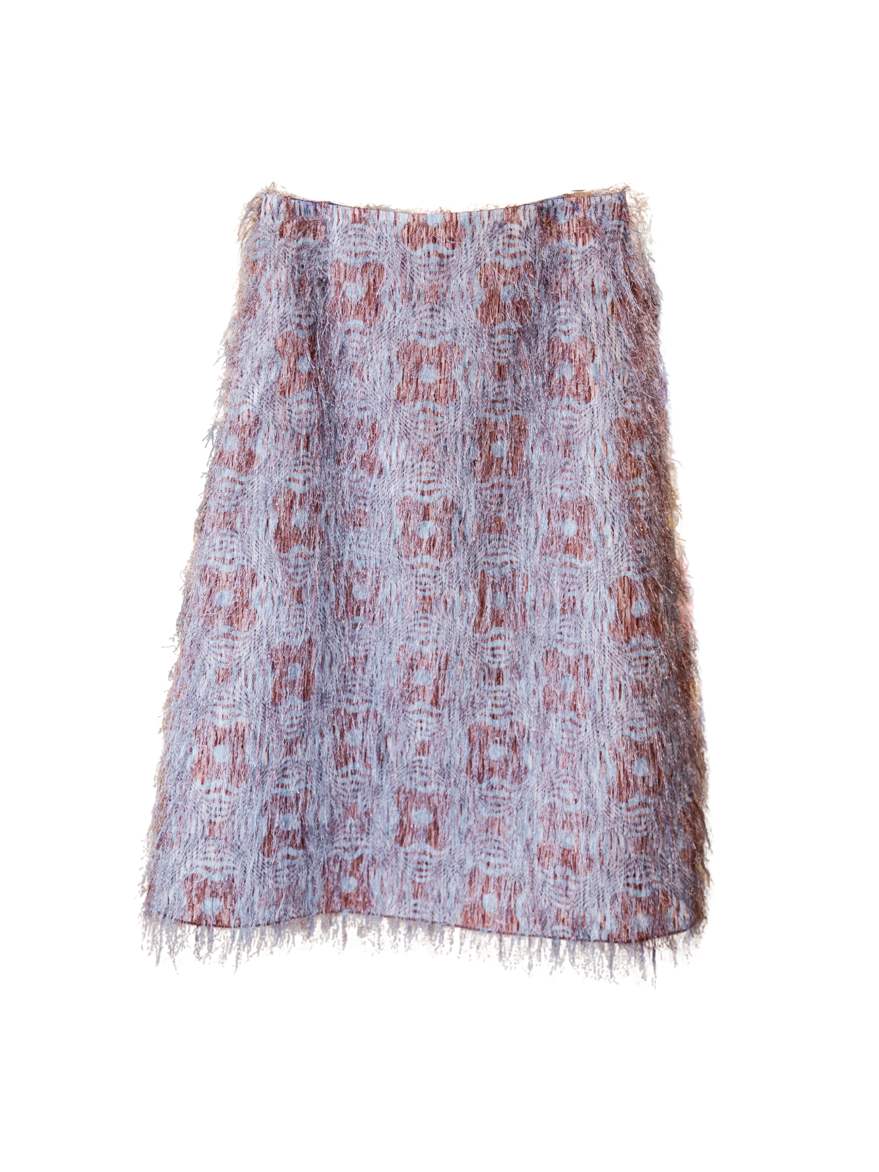 Print Midi Skirt - Nordic Blue