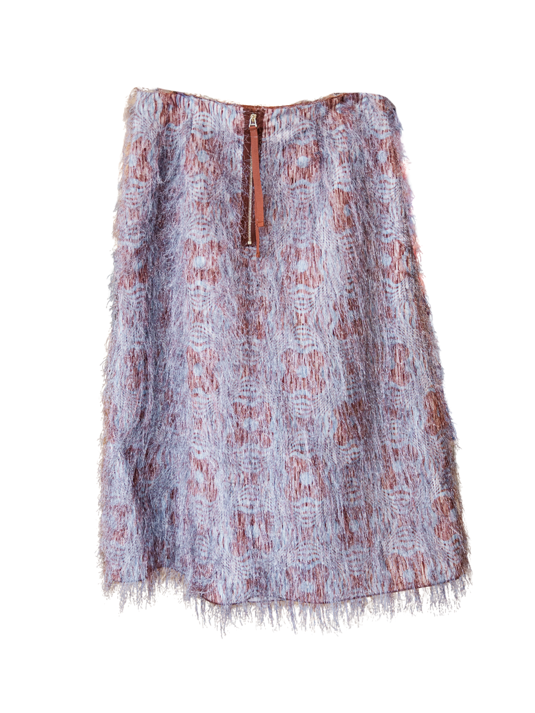 Print Midi Skirt - Nordic Blue