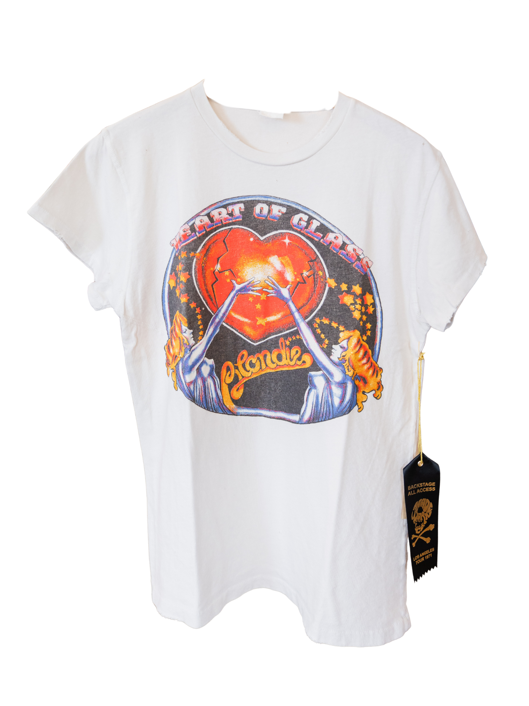 Blondie Crew Tee - Vintage White