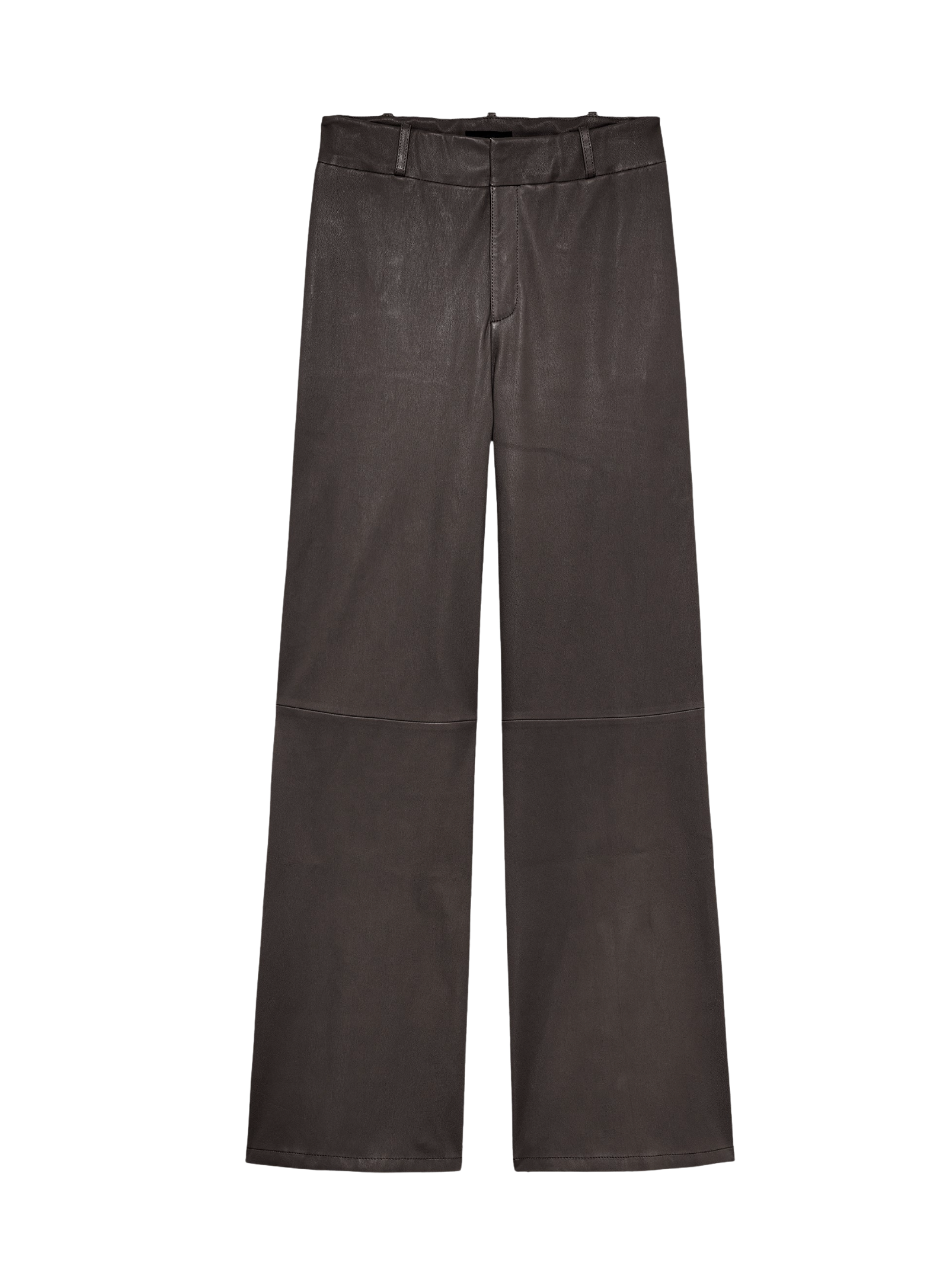 Marina Stretch Suede Pant - Mud Brown