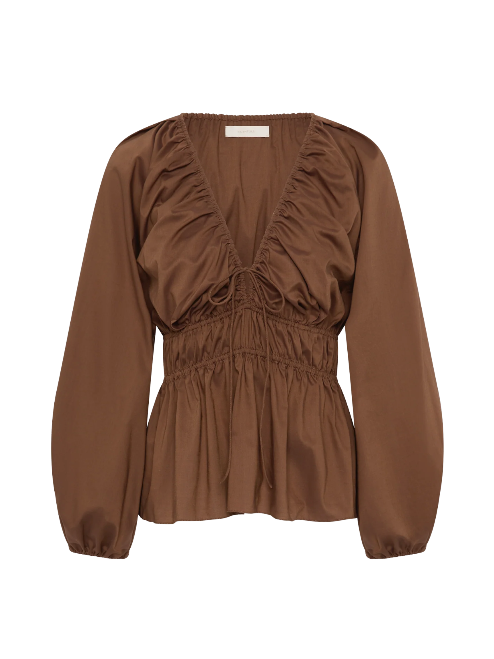 Lina Top - Chestnut Brown