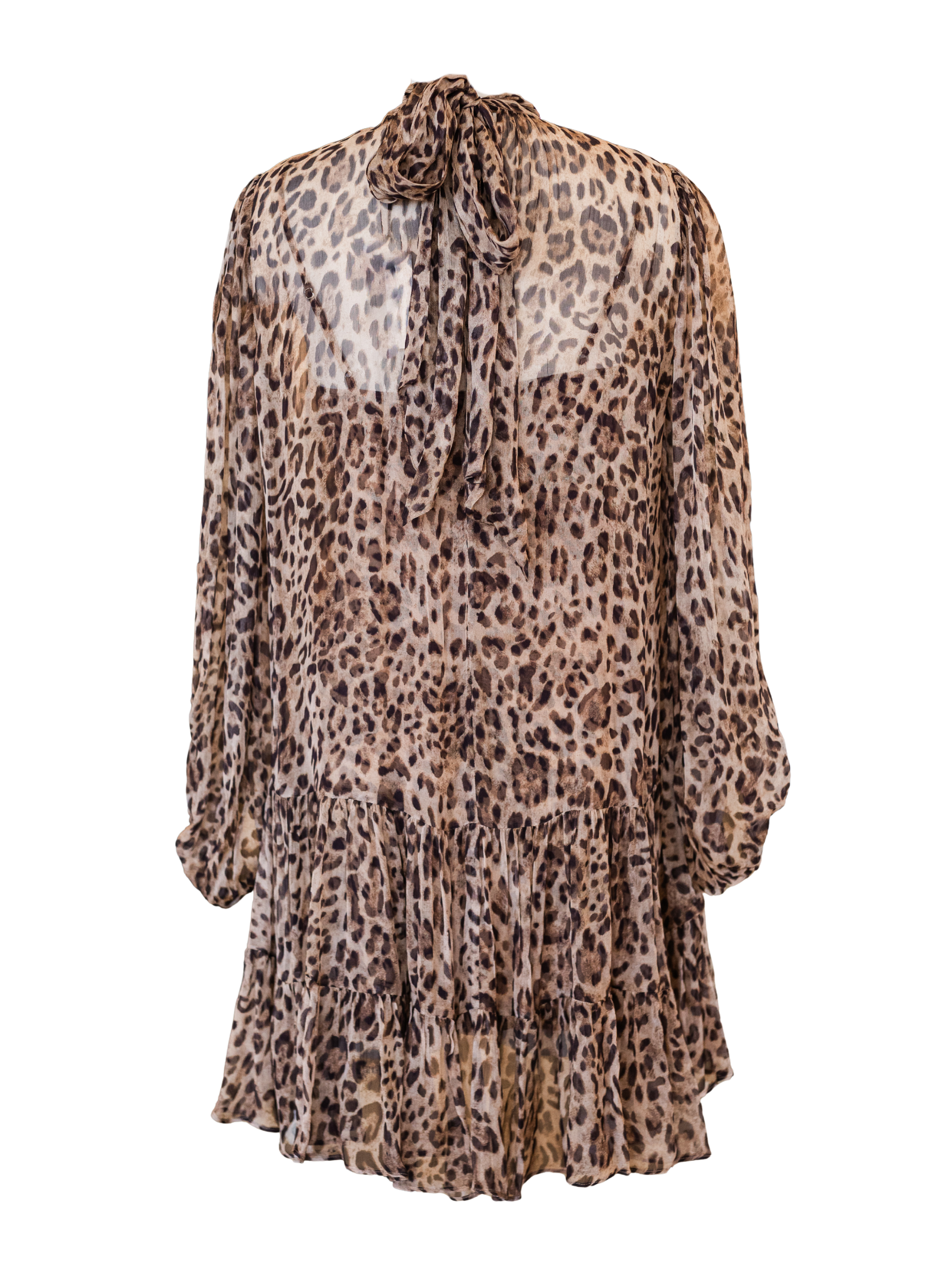 Anaya Dress - Mila Leopard Brown
