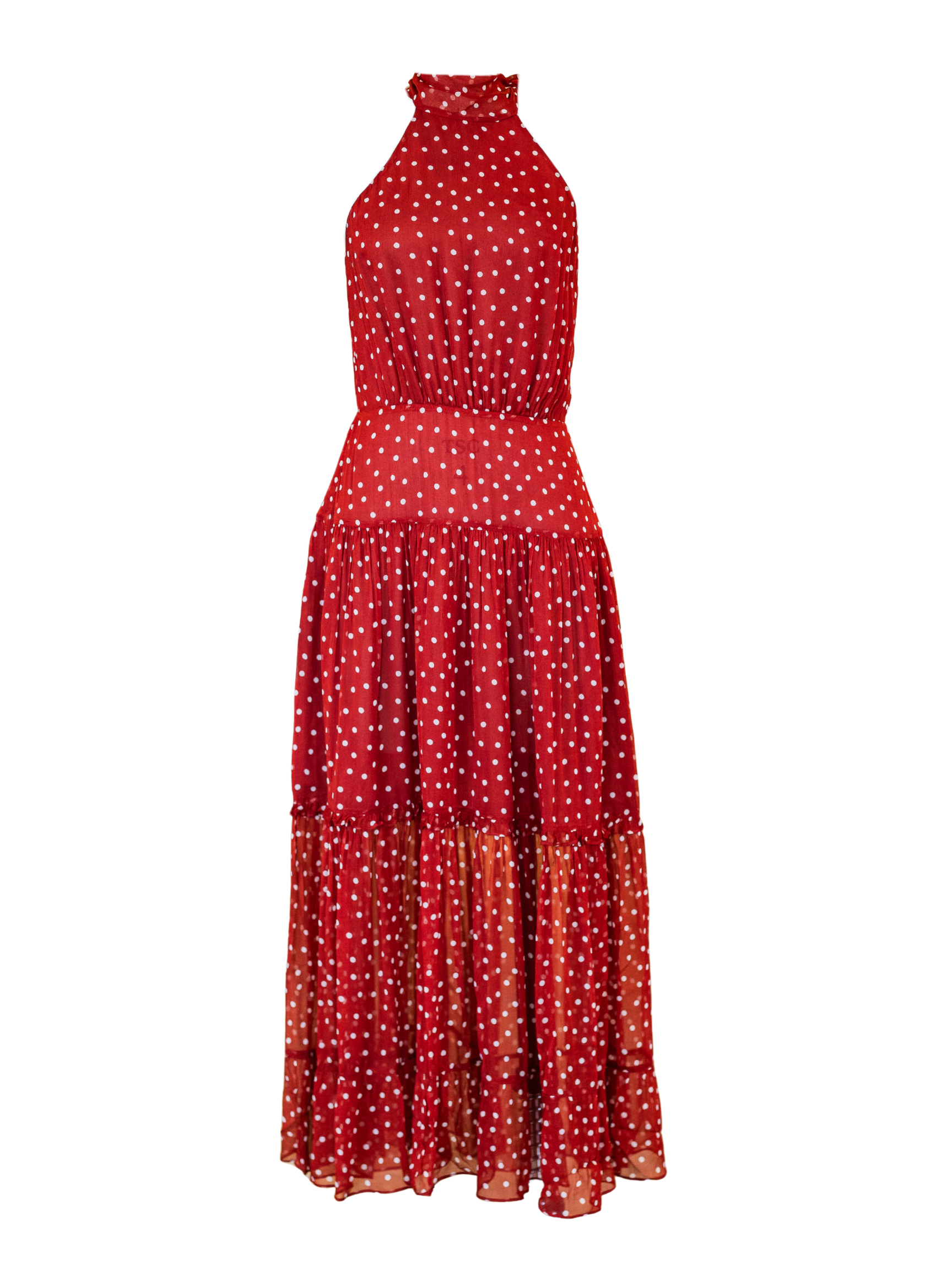 Abi Dress - Layla Dot Red