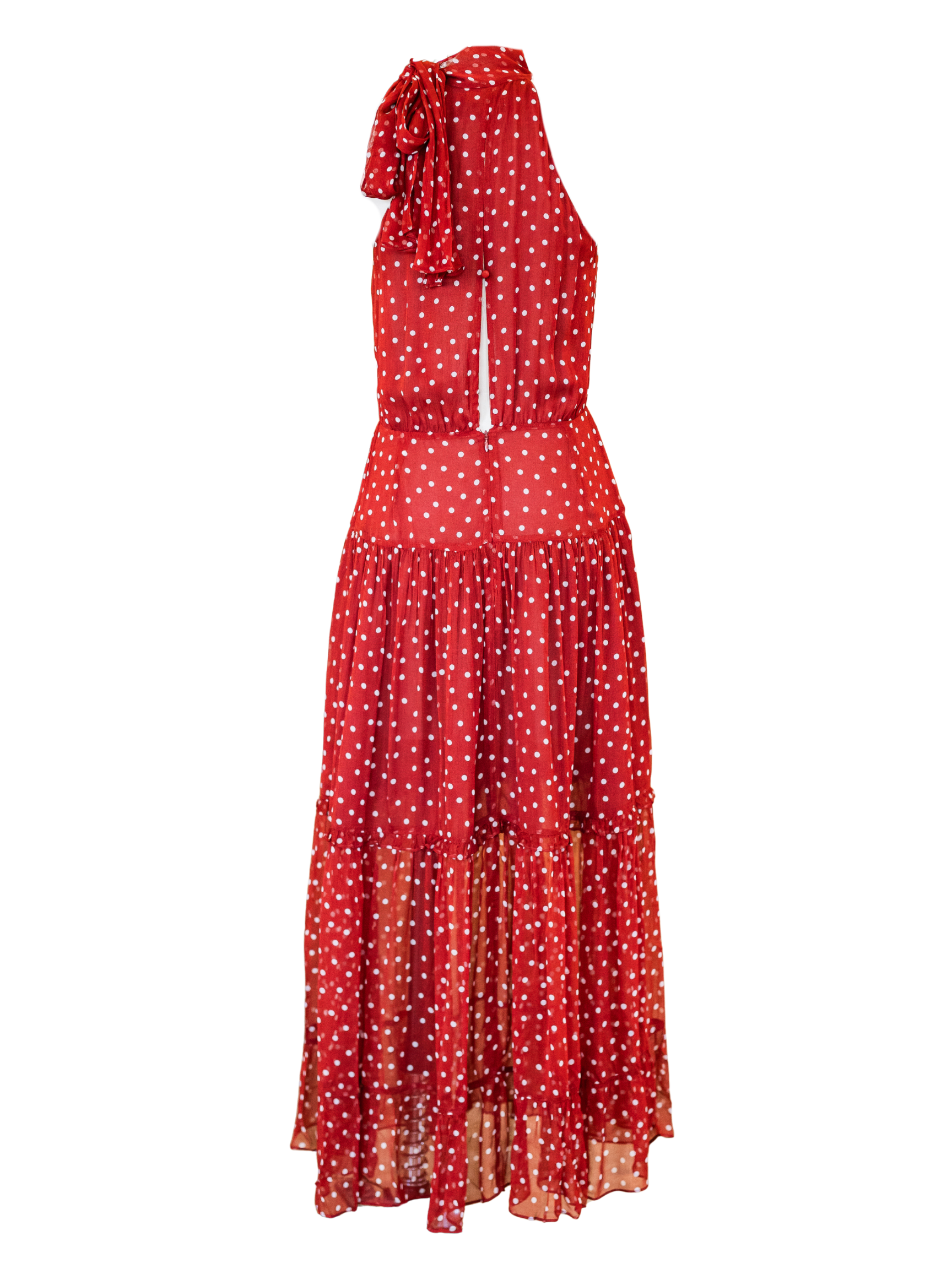 Abi Dress - Layla Dot Red