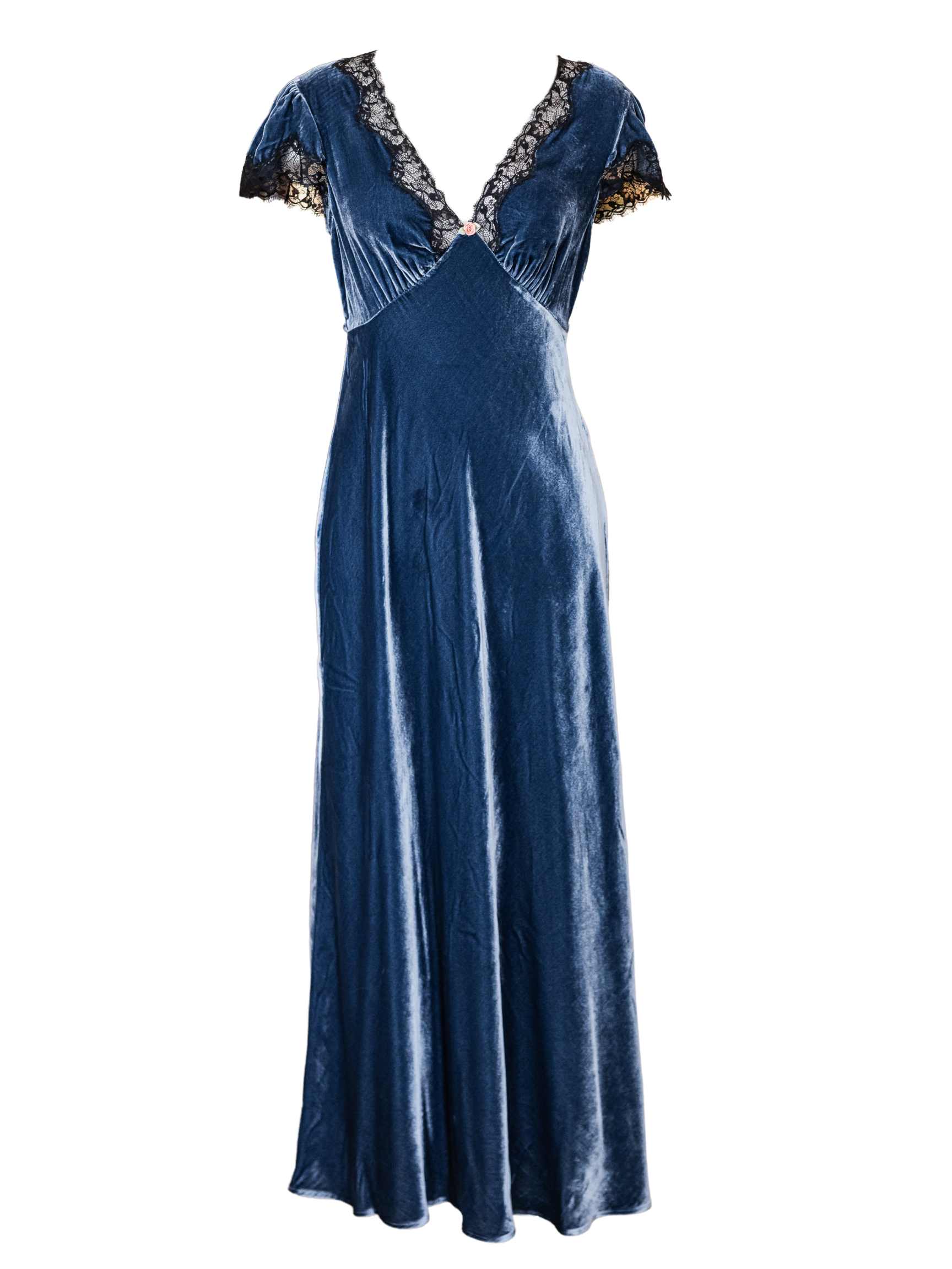 Clarice Dress - Steel Blue