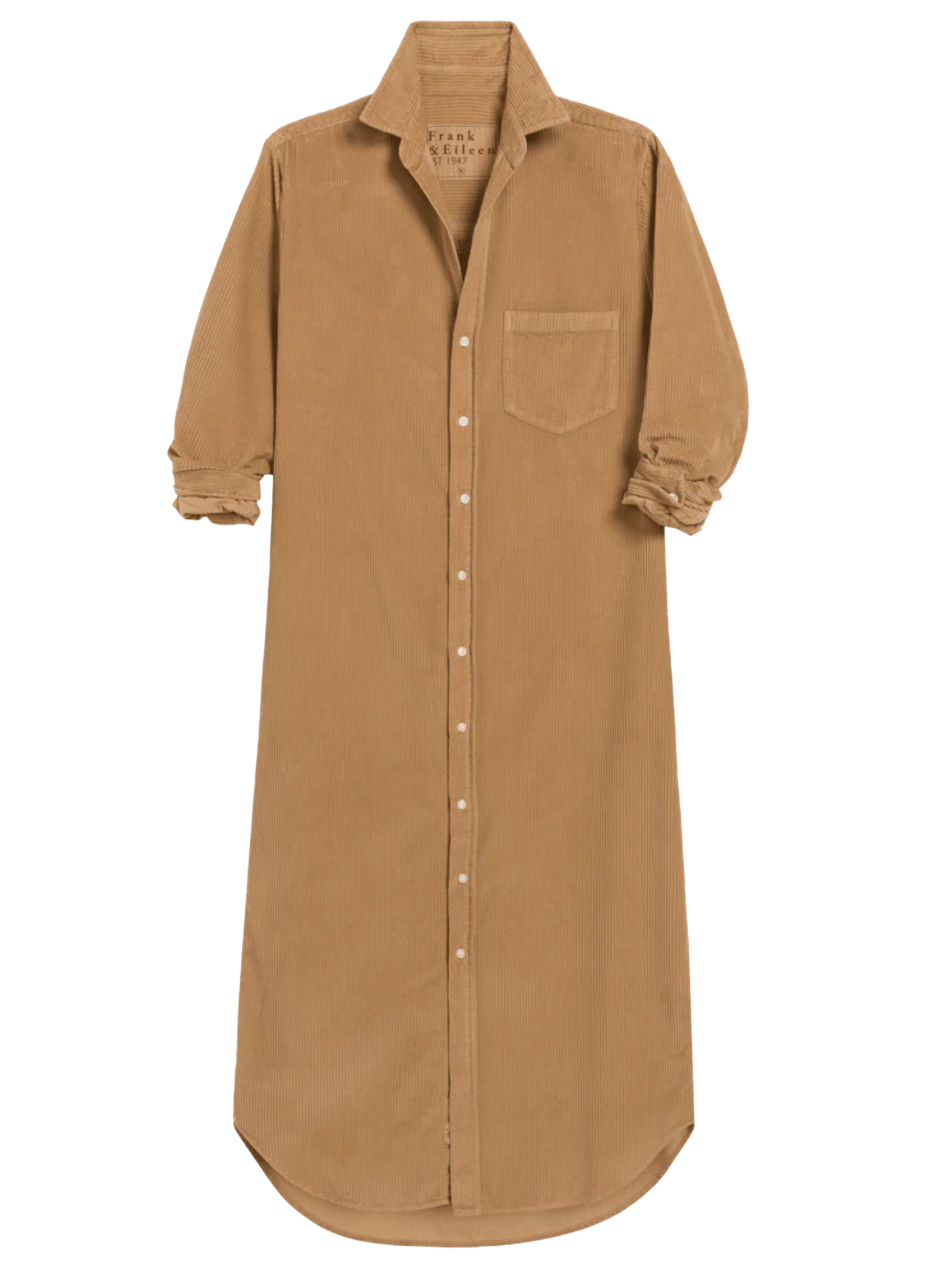 Rory Maxi Shirtdress - CAMC Camel Corduroy