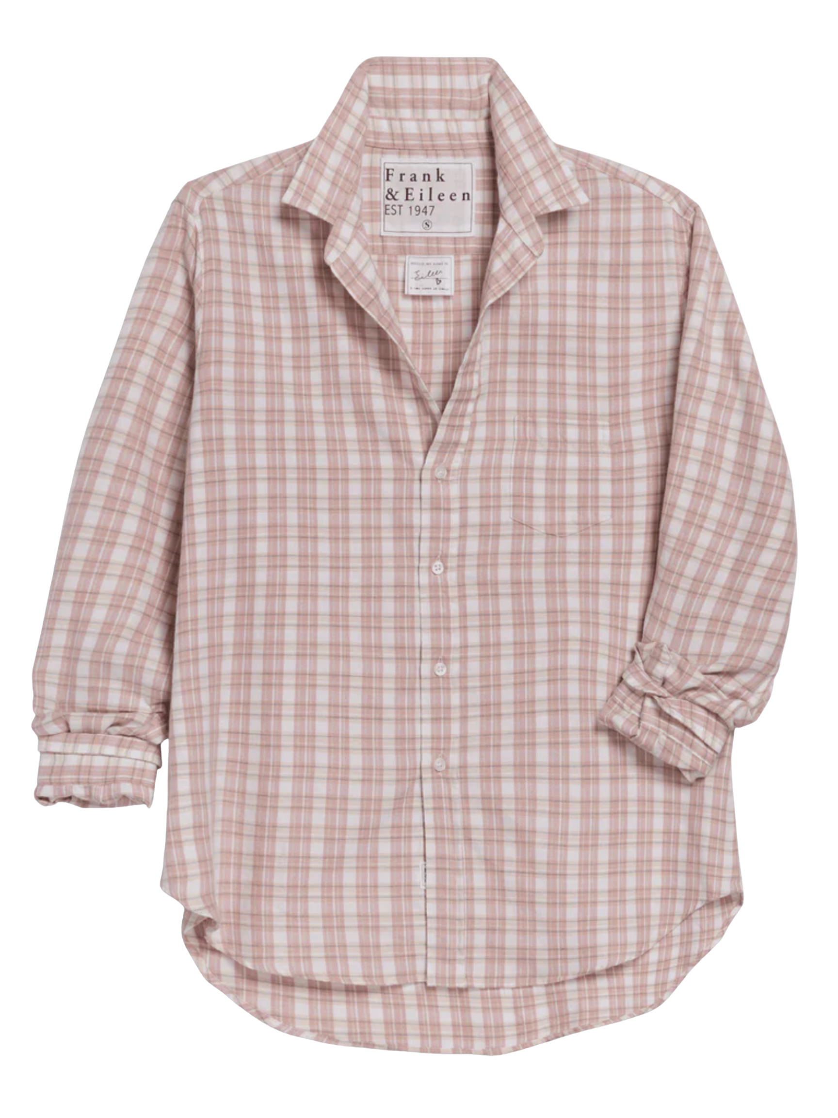 Eileen - Pink, White, Grey, Plaid